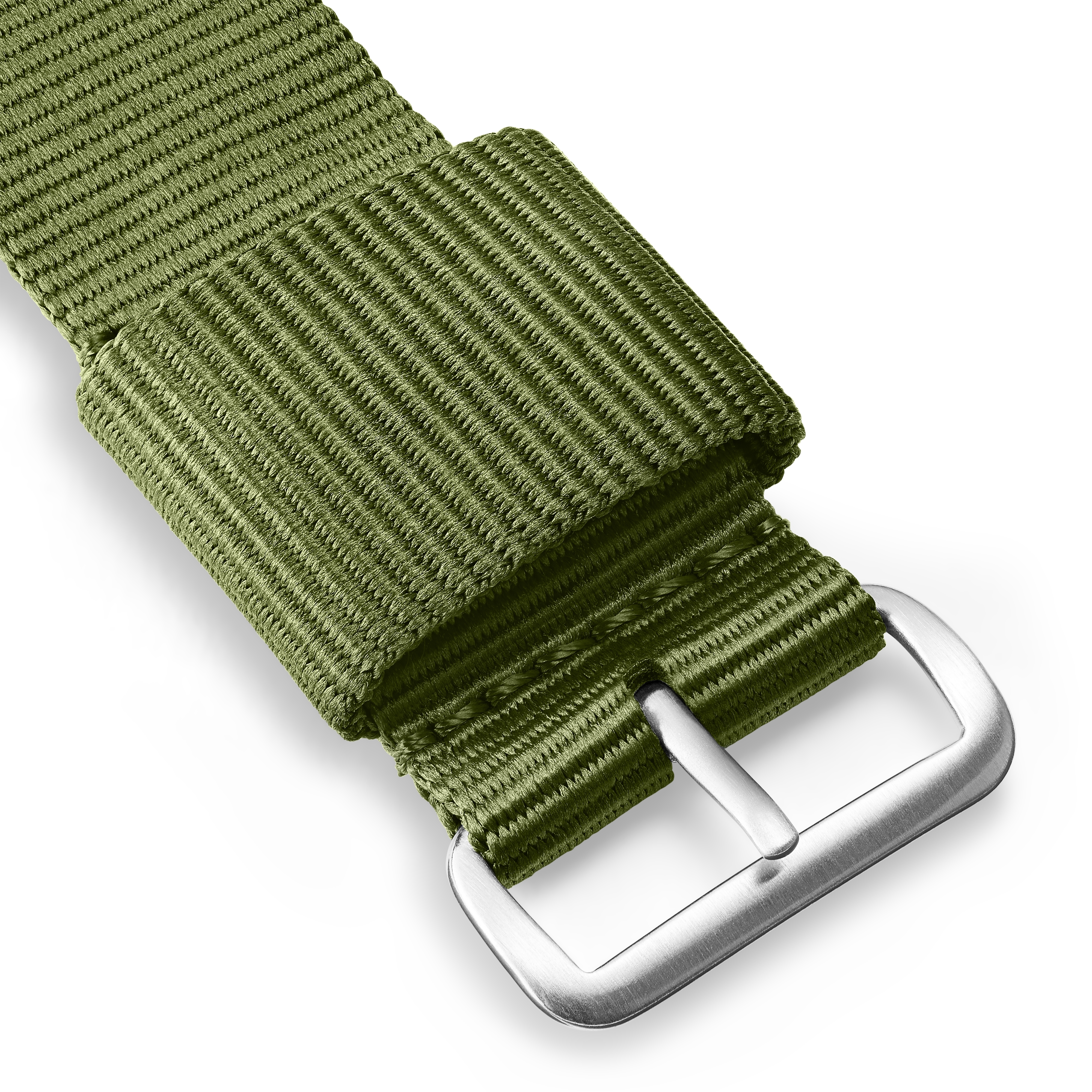 Ryka | 22 mm Army Green Nylon Watch Strap - 3