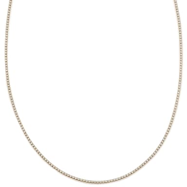 Dazzle | 2mm 14k pozlacený tenisový náhrdelník s čirými zirkoniemi Dazzle | 2mm 14k pozlacený tenisový náhrdelník s čirými zirkoniemi