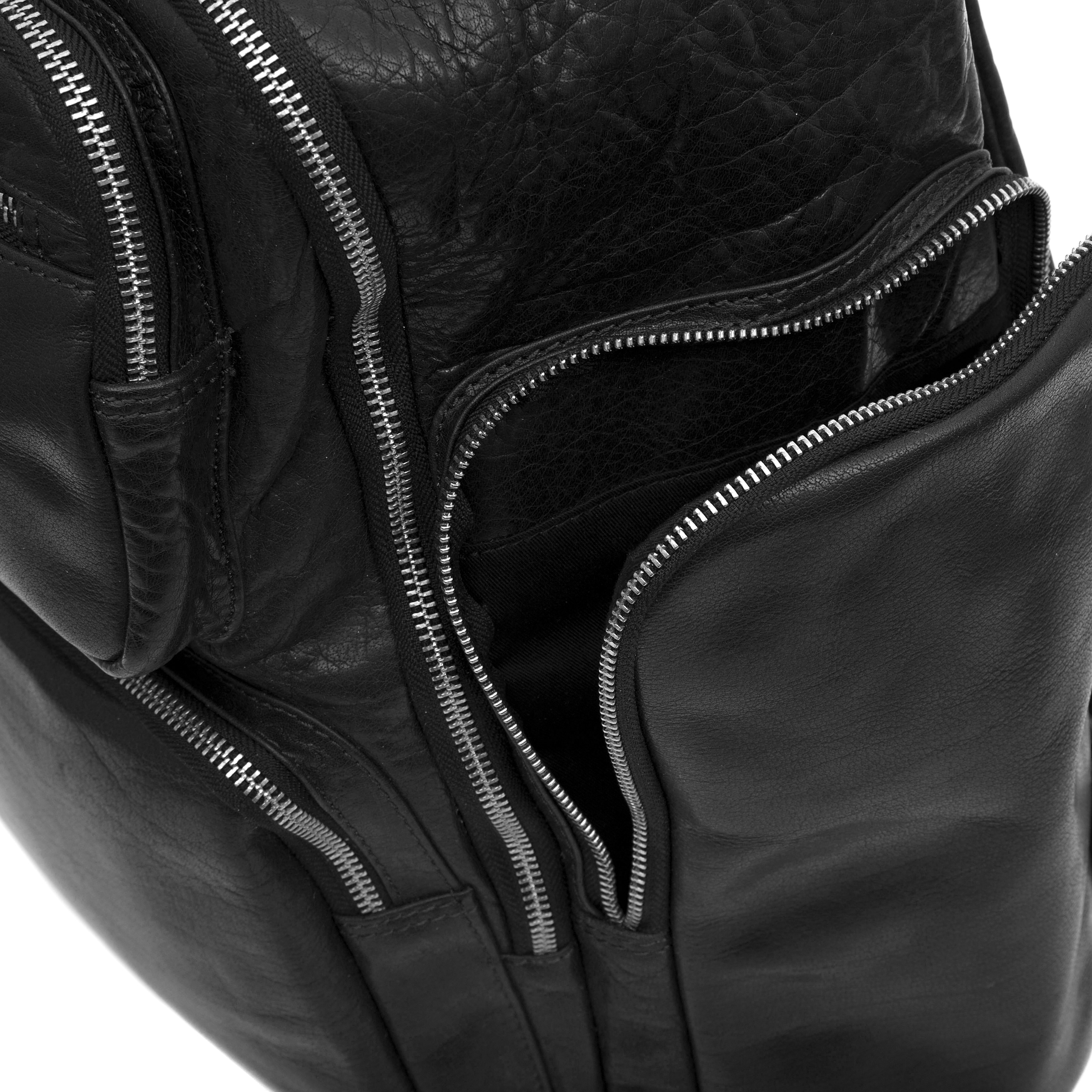 Mochila Montreal de cuero negro - 14