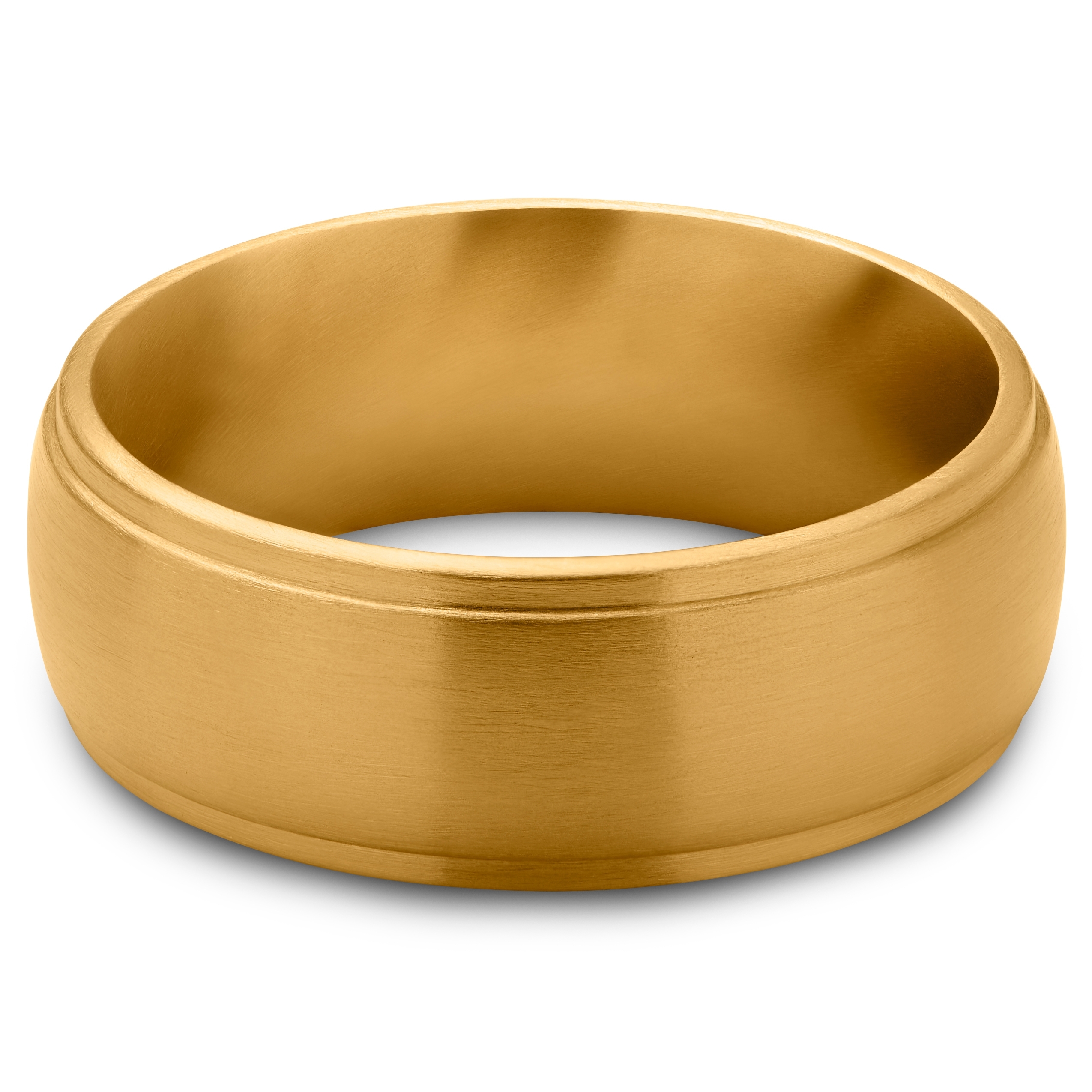 Златист титанов пръстен Aesop Louis - 6