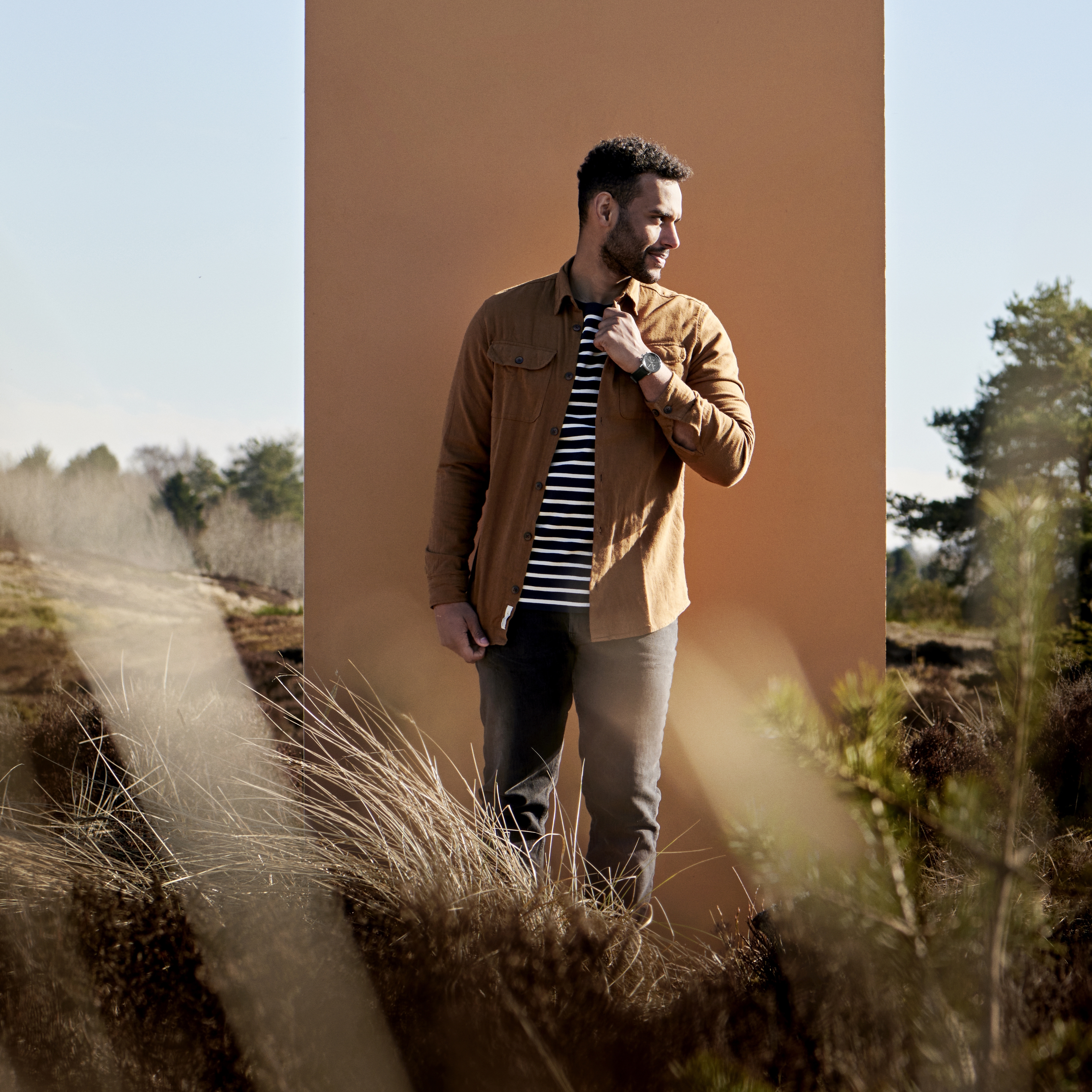 Solis | Čierne hodinky s chronografom na solárny pohon - 5