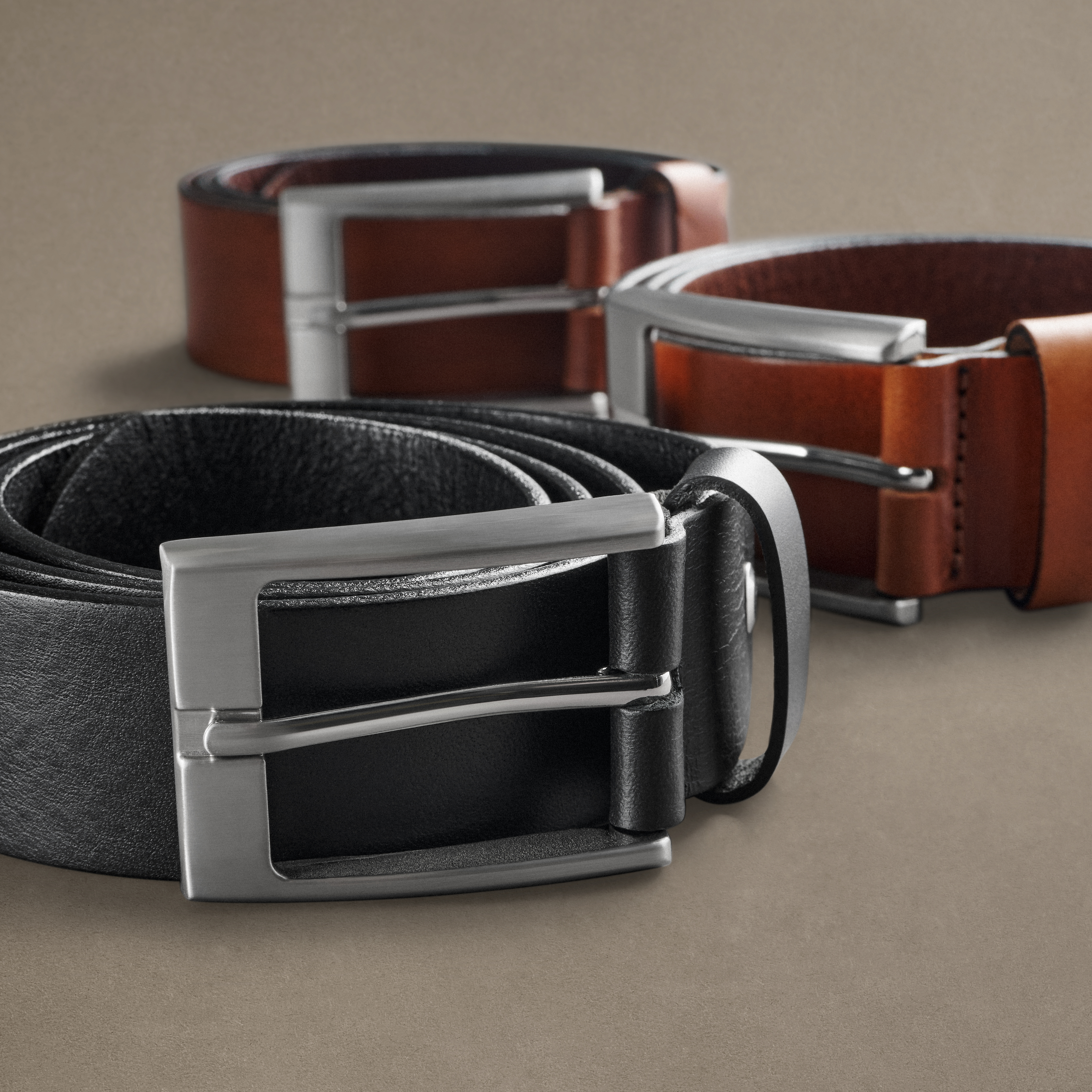 85 cm Læder Bælte Gaveæske - 4