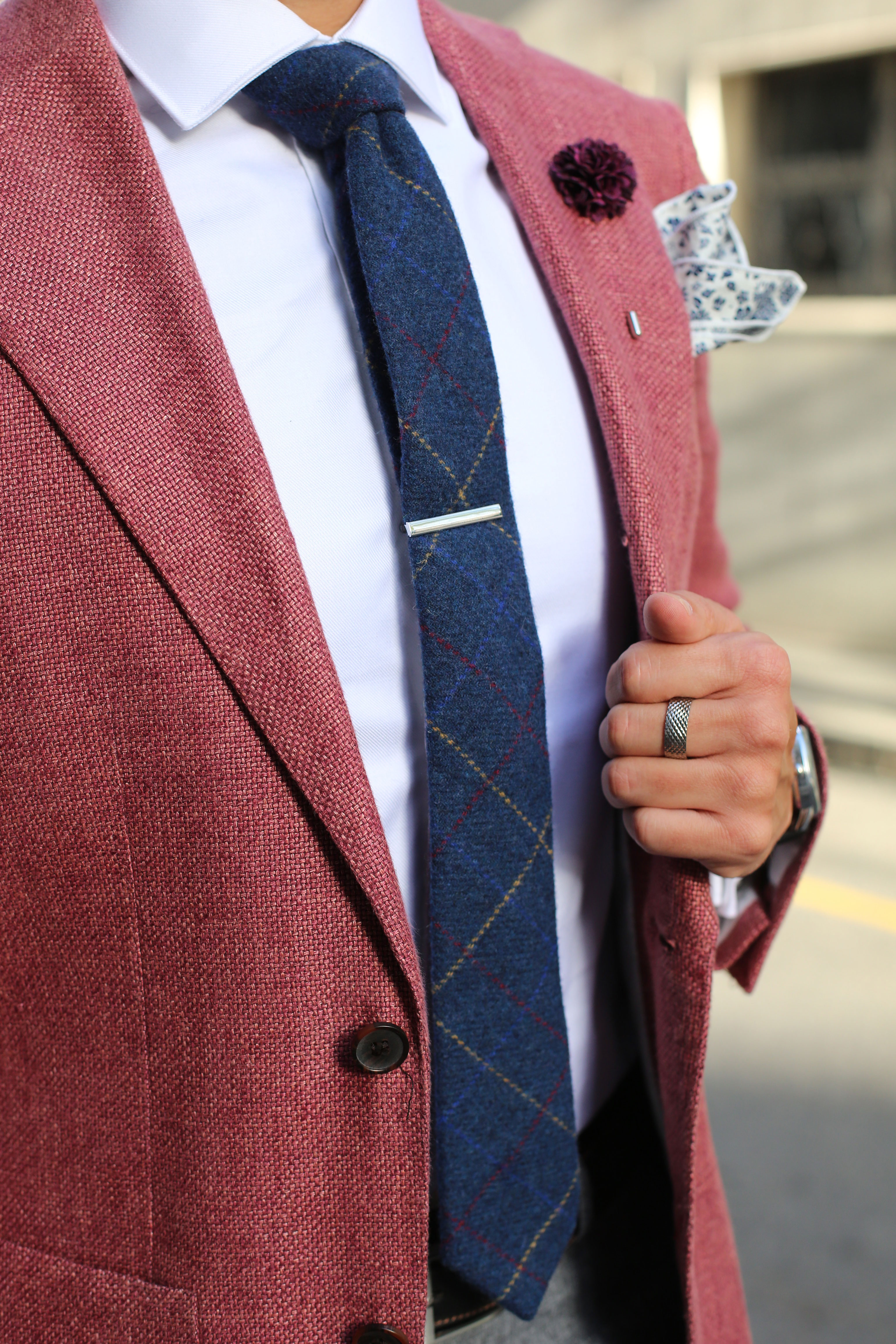 Slangenhuid Titanium Ring  - 5