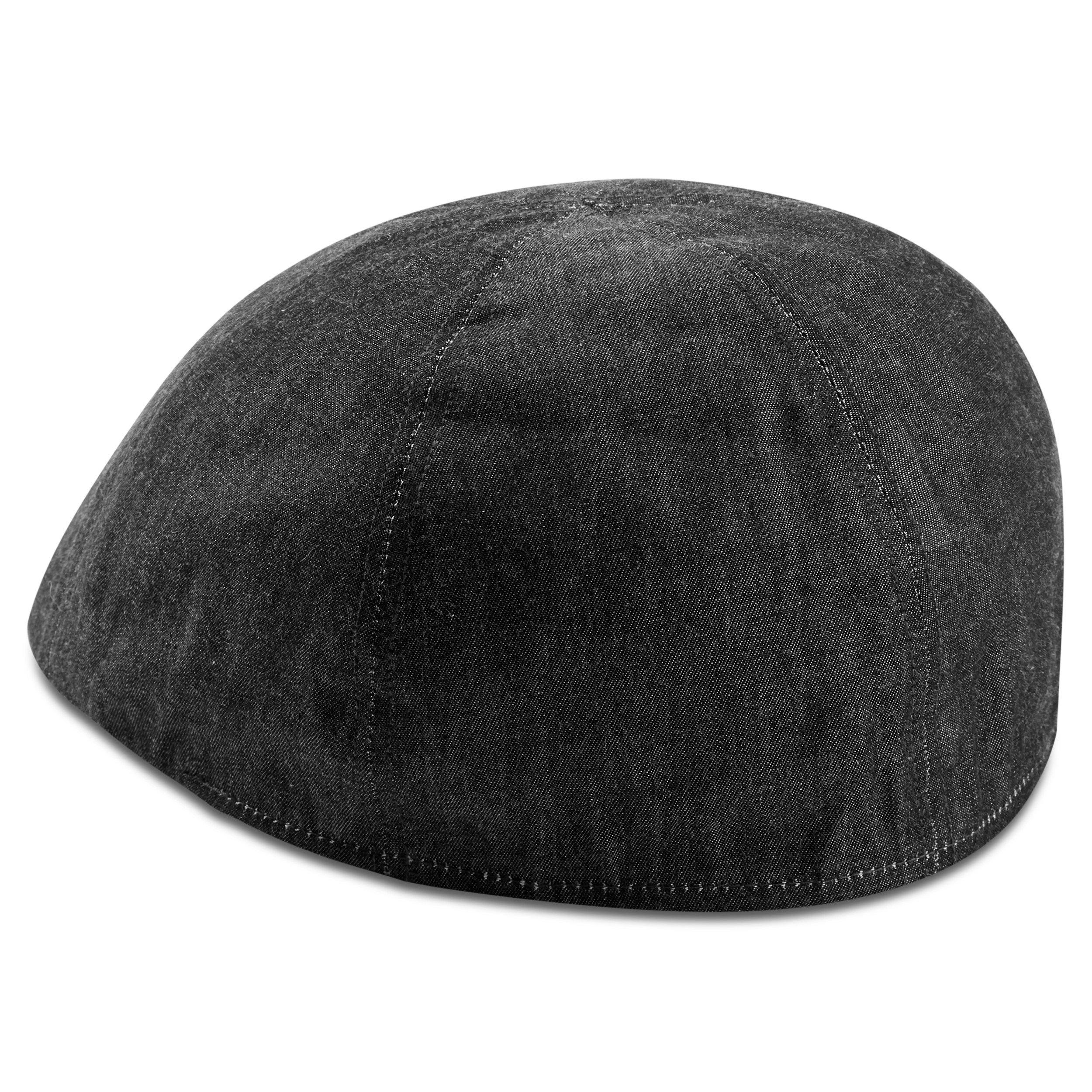 Dark Grey Golf Flat Cap - 4