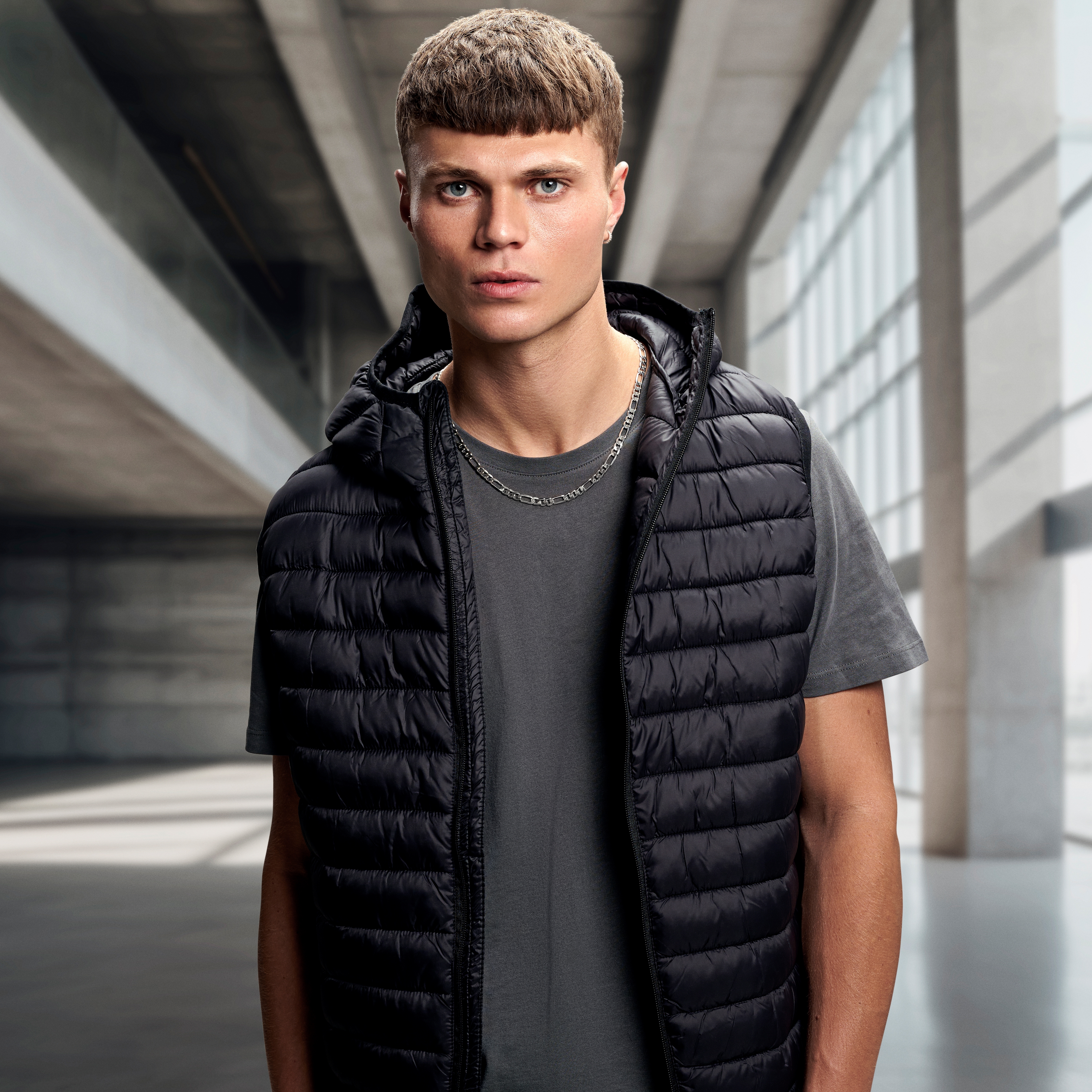 Argentia | 925s | Ródiummal bevont sterling ezüst Figaro nyaklánc - 6 mm - 6