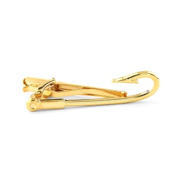 Short Gold-Tone Sailor’s Hook Tie Clip Short Gold-Tone Sailor’s Hook Tie Clip