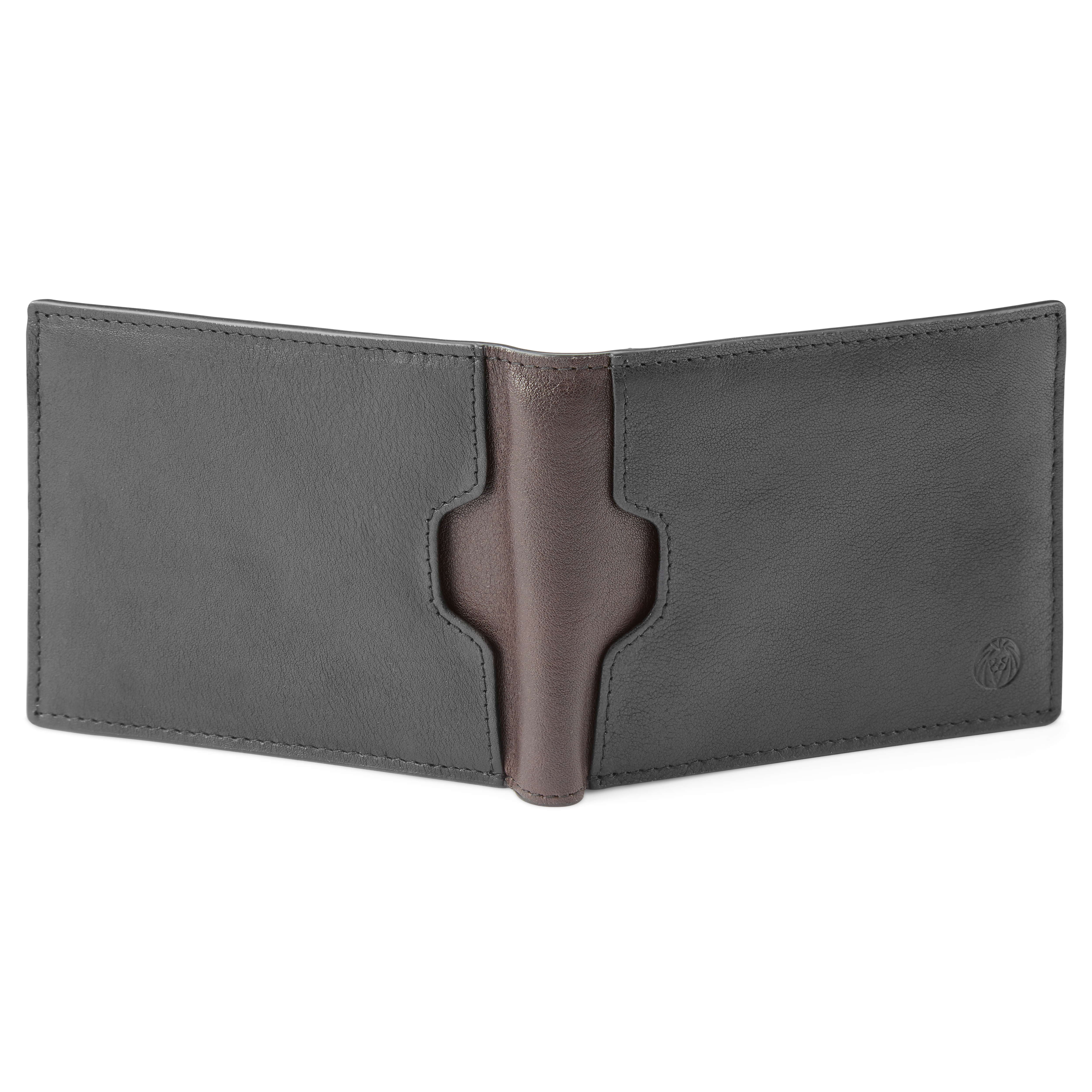 Lukas Black Leather RFID-Blocking Wallet - 3
