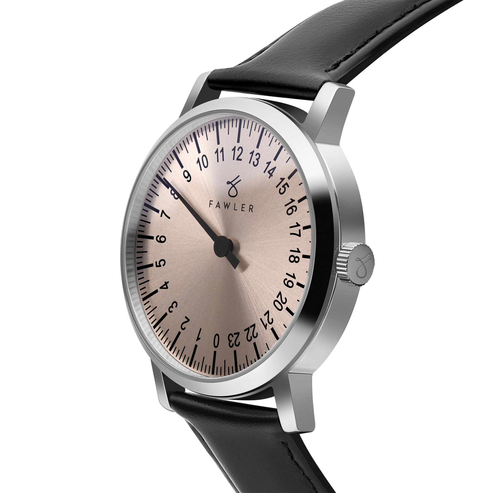 Pacem | Zilverkleurig 24-uurs Horloge met Enkele Wijzer | Op voorraad ...