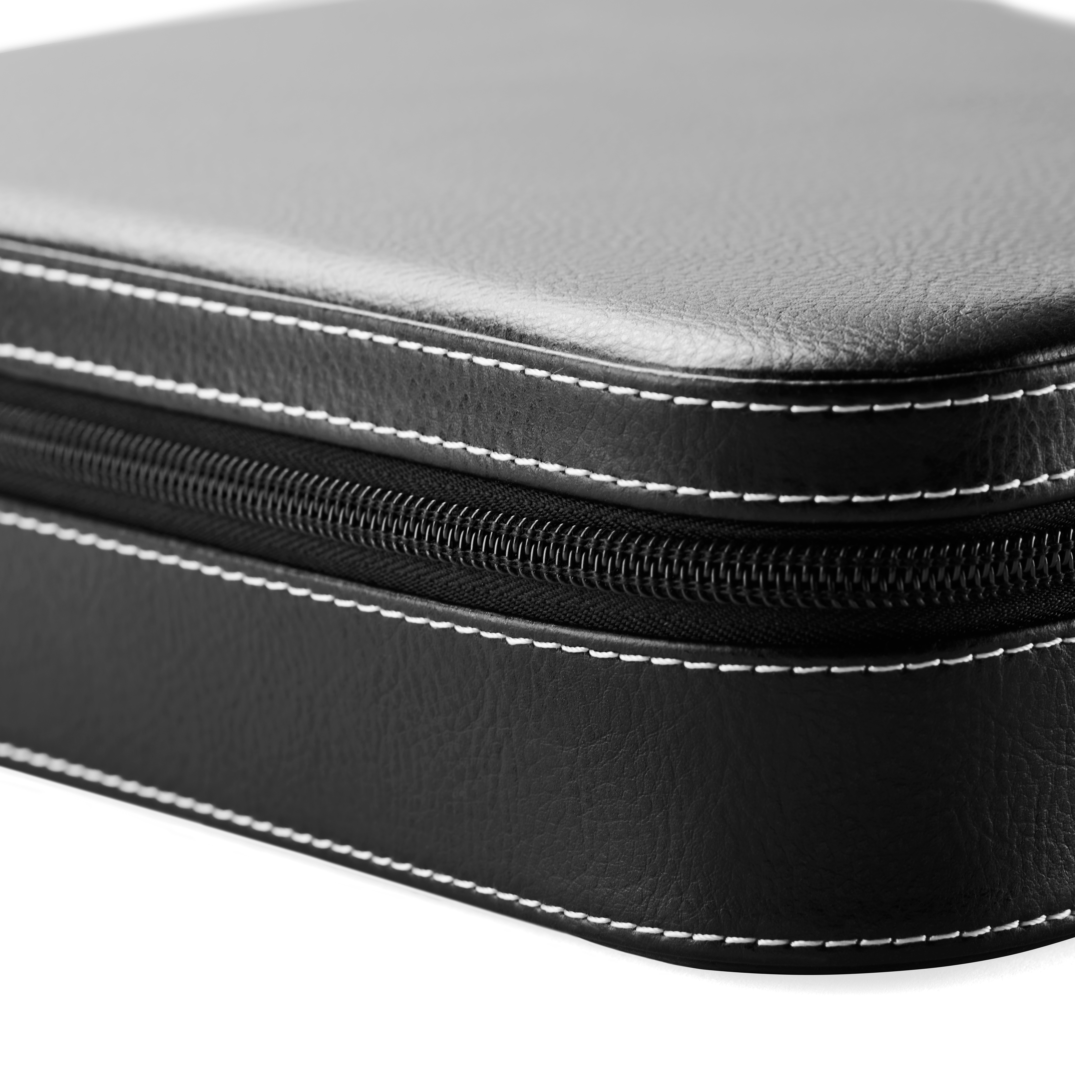 Custodia per occhiali in ecopelle nera – 3 paia - 5