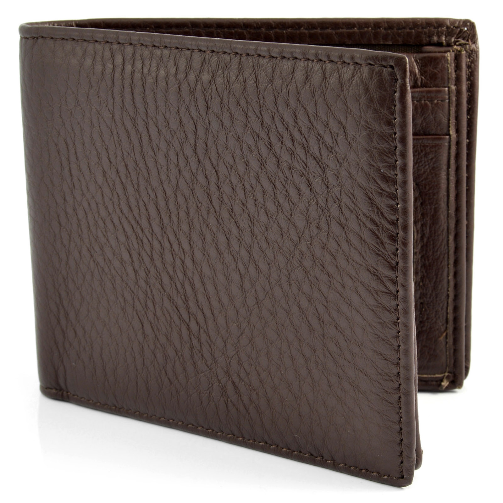 Bruine Klassieke Lederen Portemonnee - 3