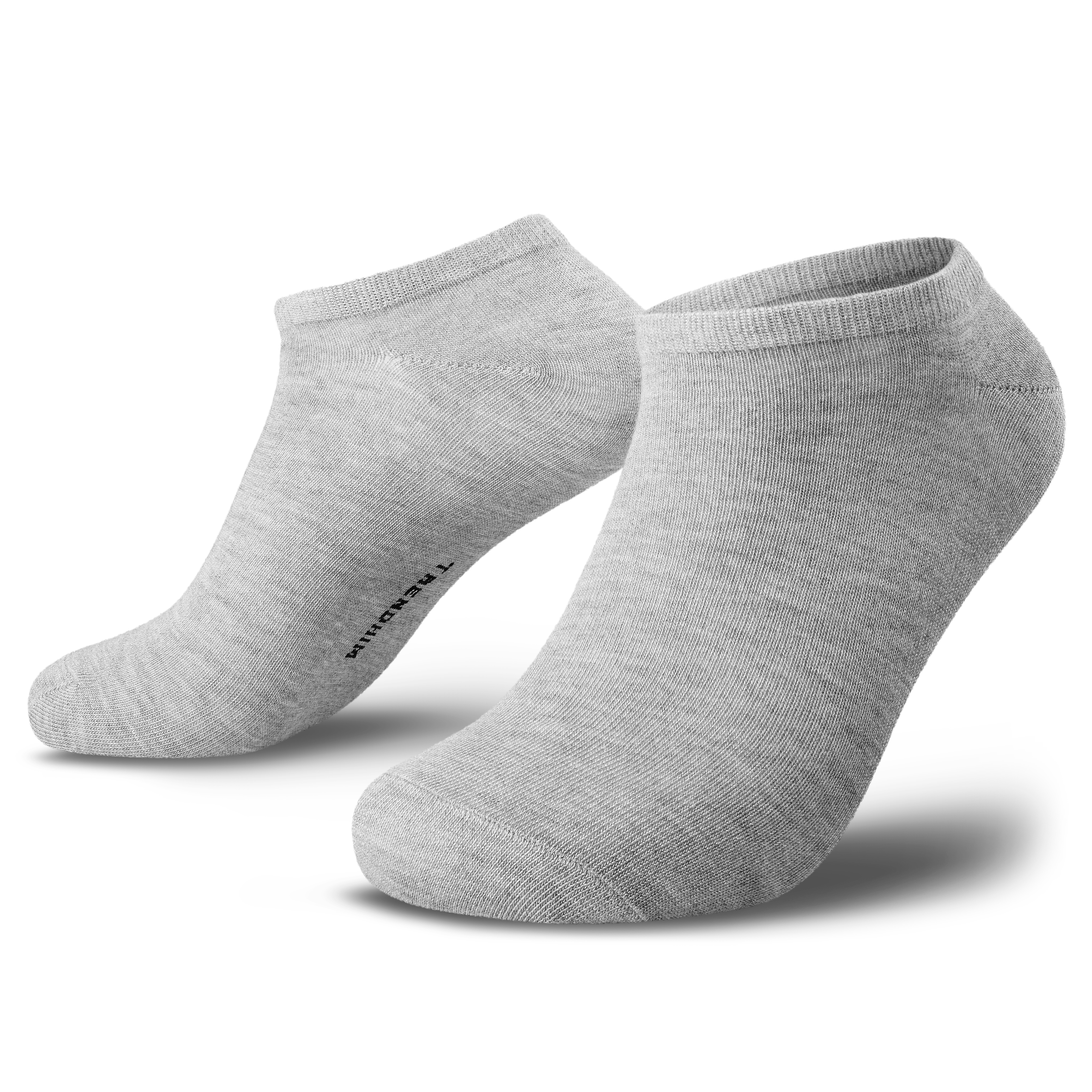 FreeFeel | 6er-Pack Knöchelsocken aus hellgrauem Bambus - 6