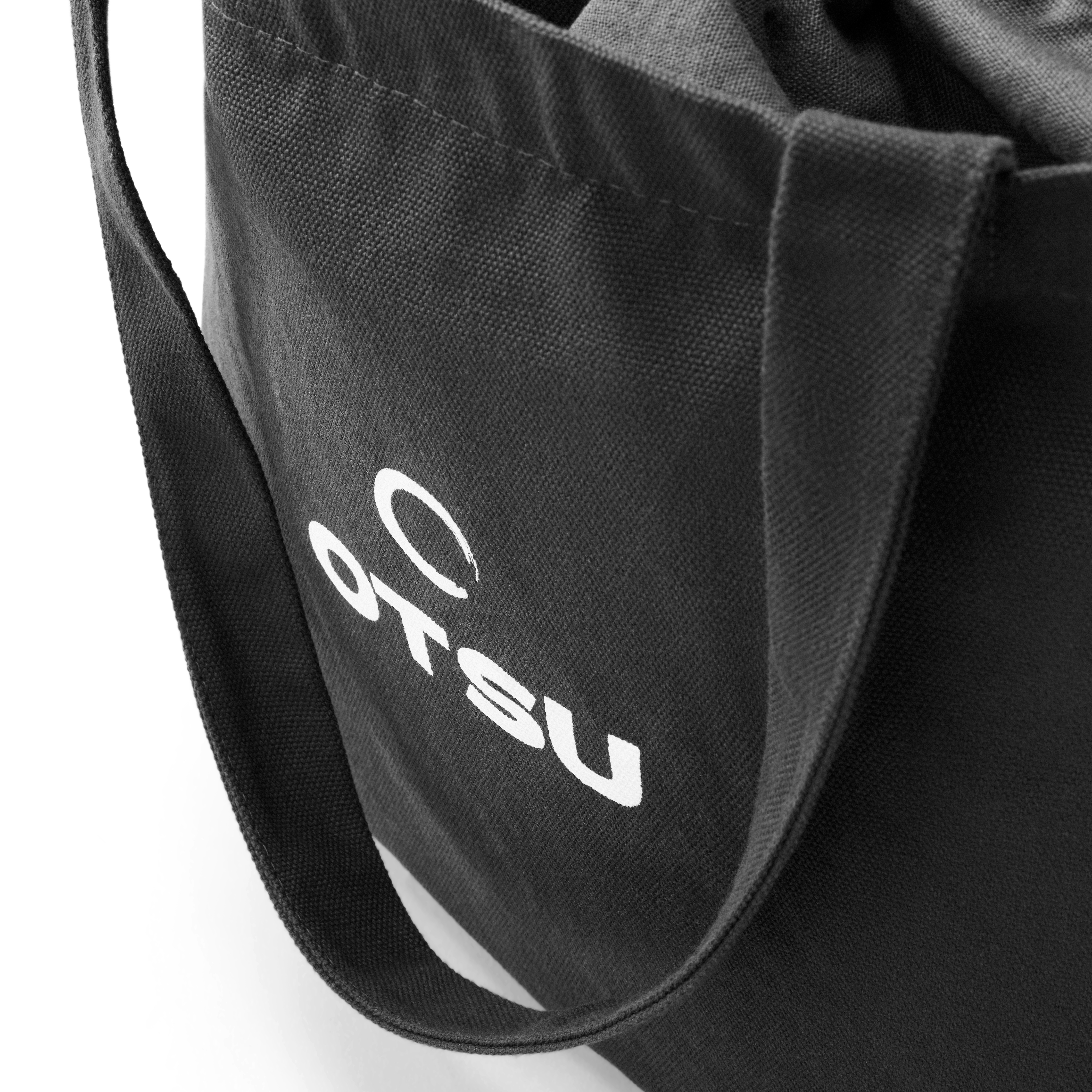 Otsu - tmavě šedá bavlněná plátěná taška - 4