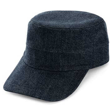 Lacuna | Królewska niebieska dżinsowa czapka kadetka