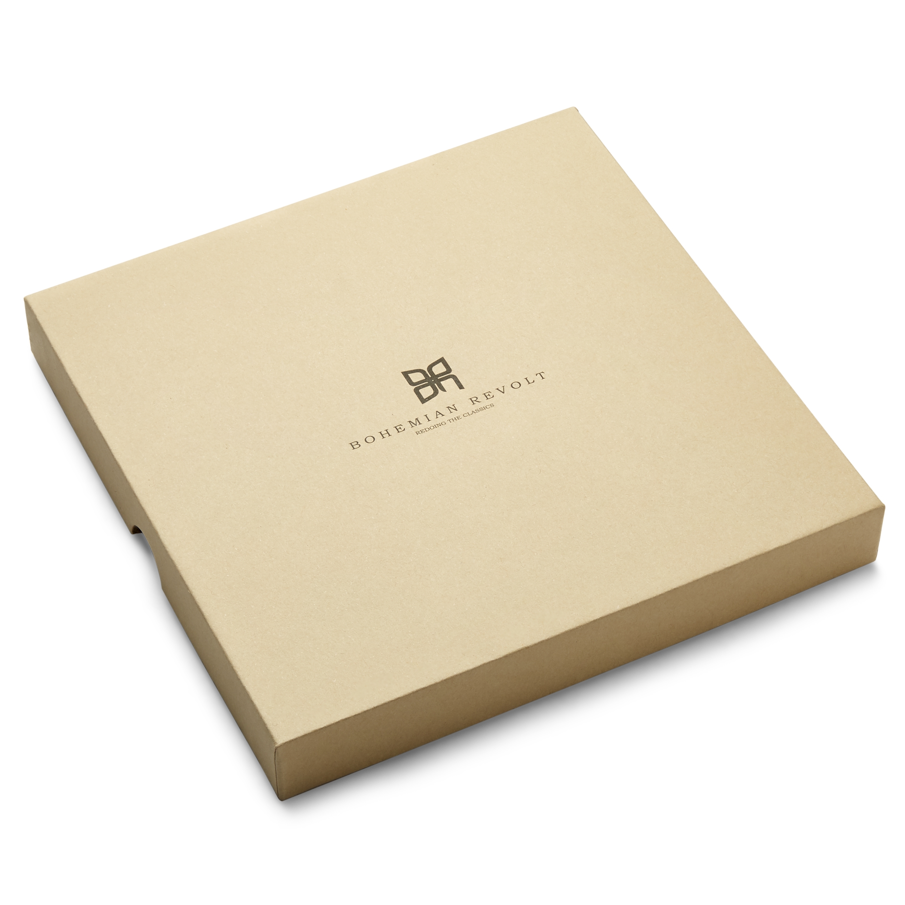 Dark Grey Chequered Pocket Square - 5