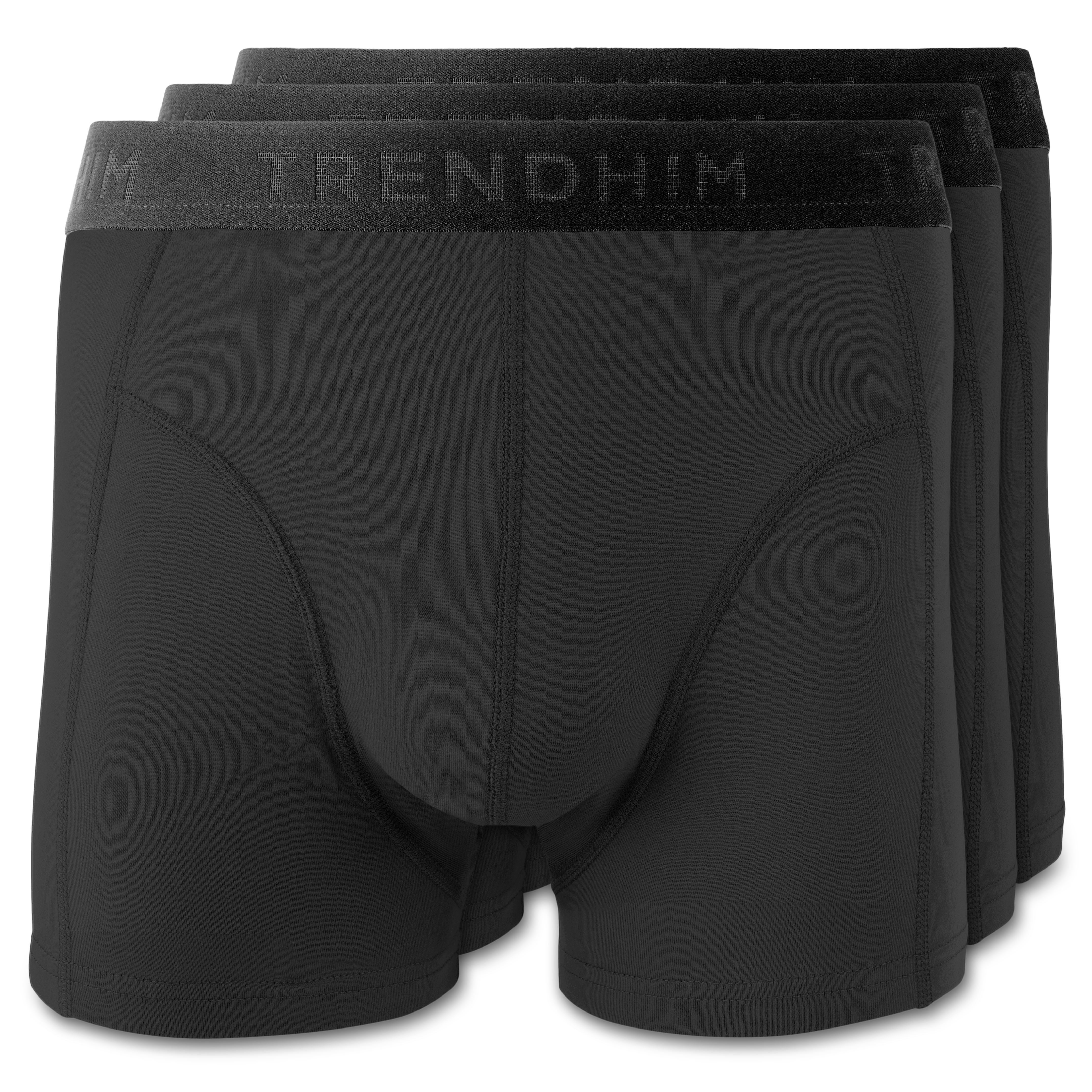M - FreeFeel | 3-Pak Sorte Bambus Boxershorts - 1