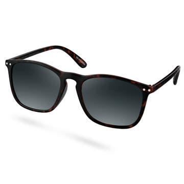 Szylkretowe czarno-szare okulary przeciwsłoneczne Walden Wade