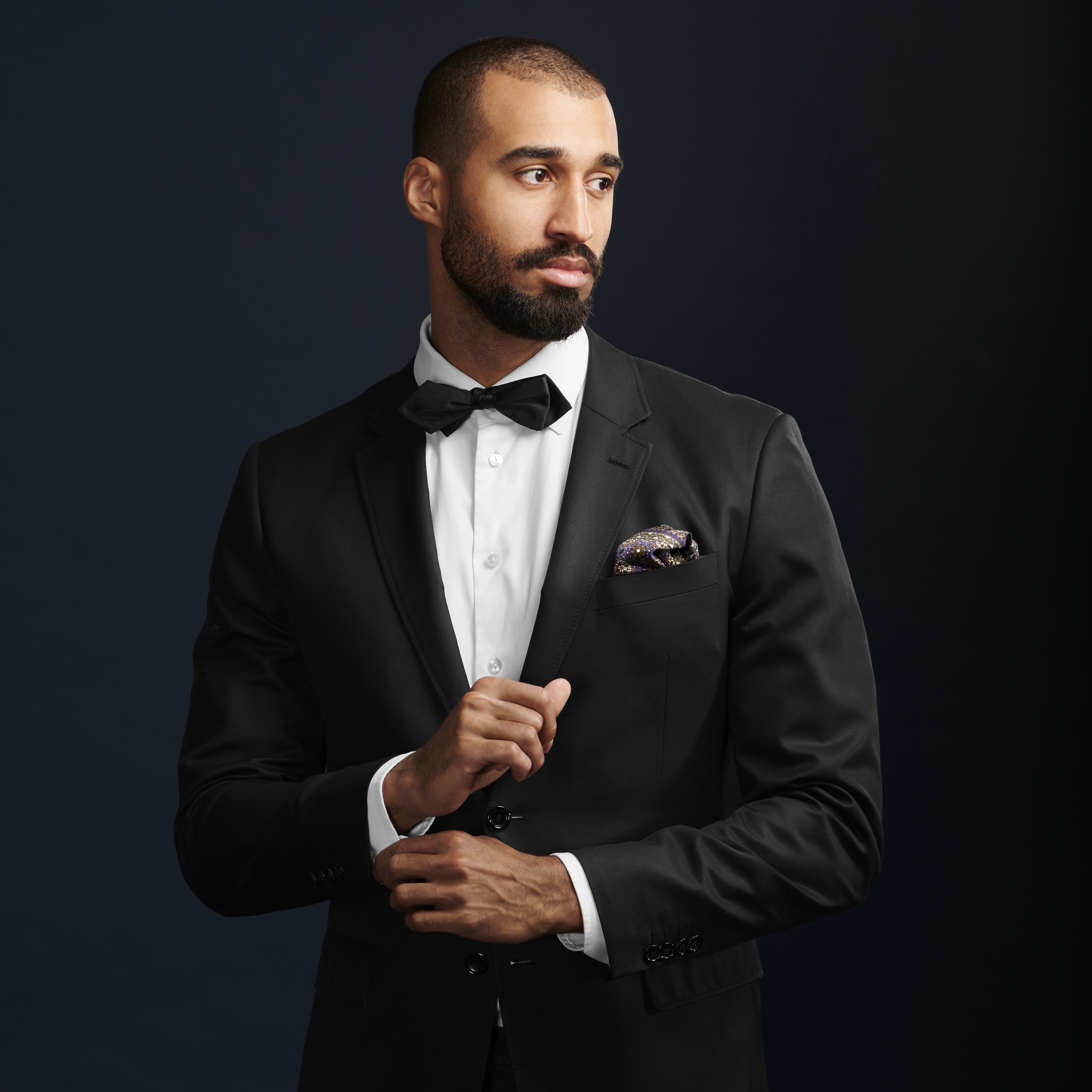 Копринена кърпичка за сако Bron Brux - 6