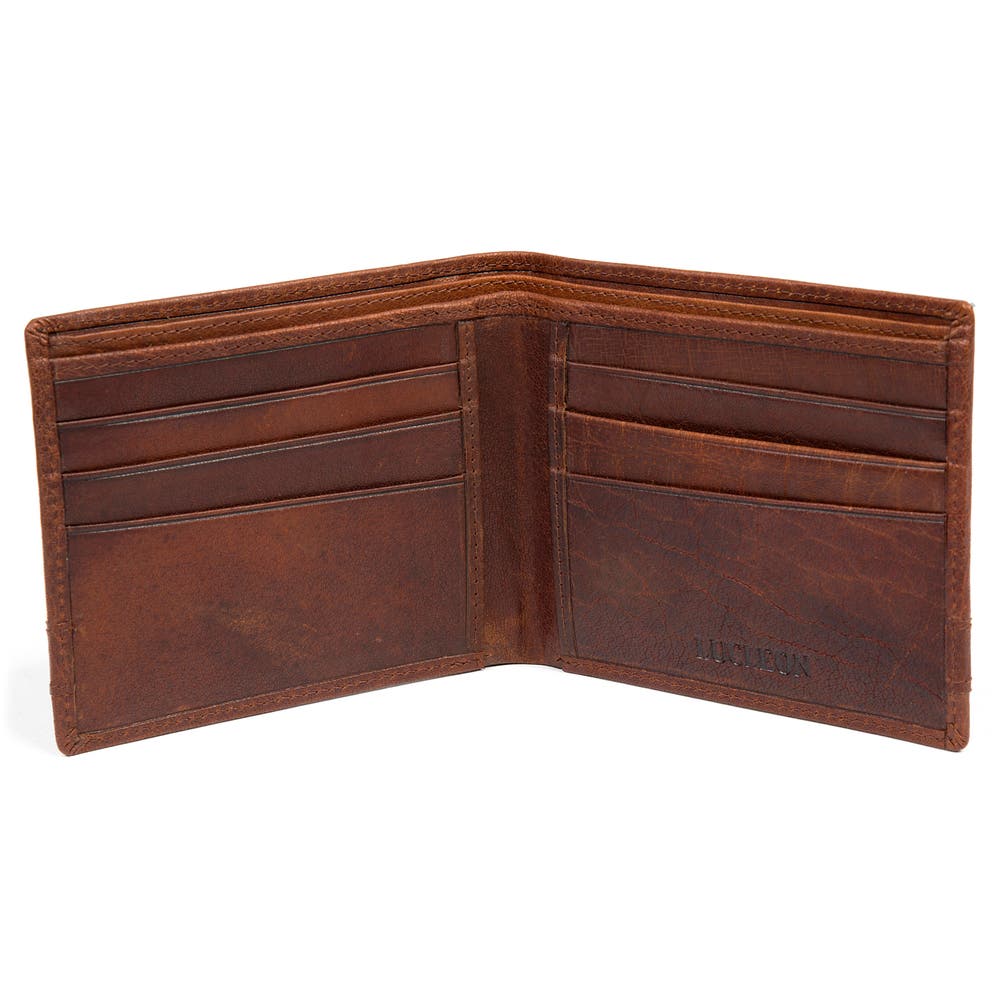 hover: Montreal Luxury Tan RFID Leather Wallet hover: Montreal Luxury Tan RFID Leather Wallet