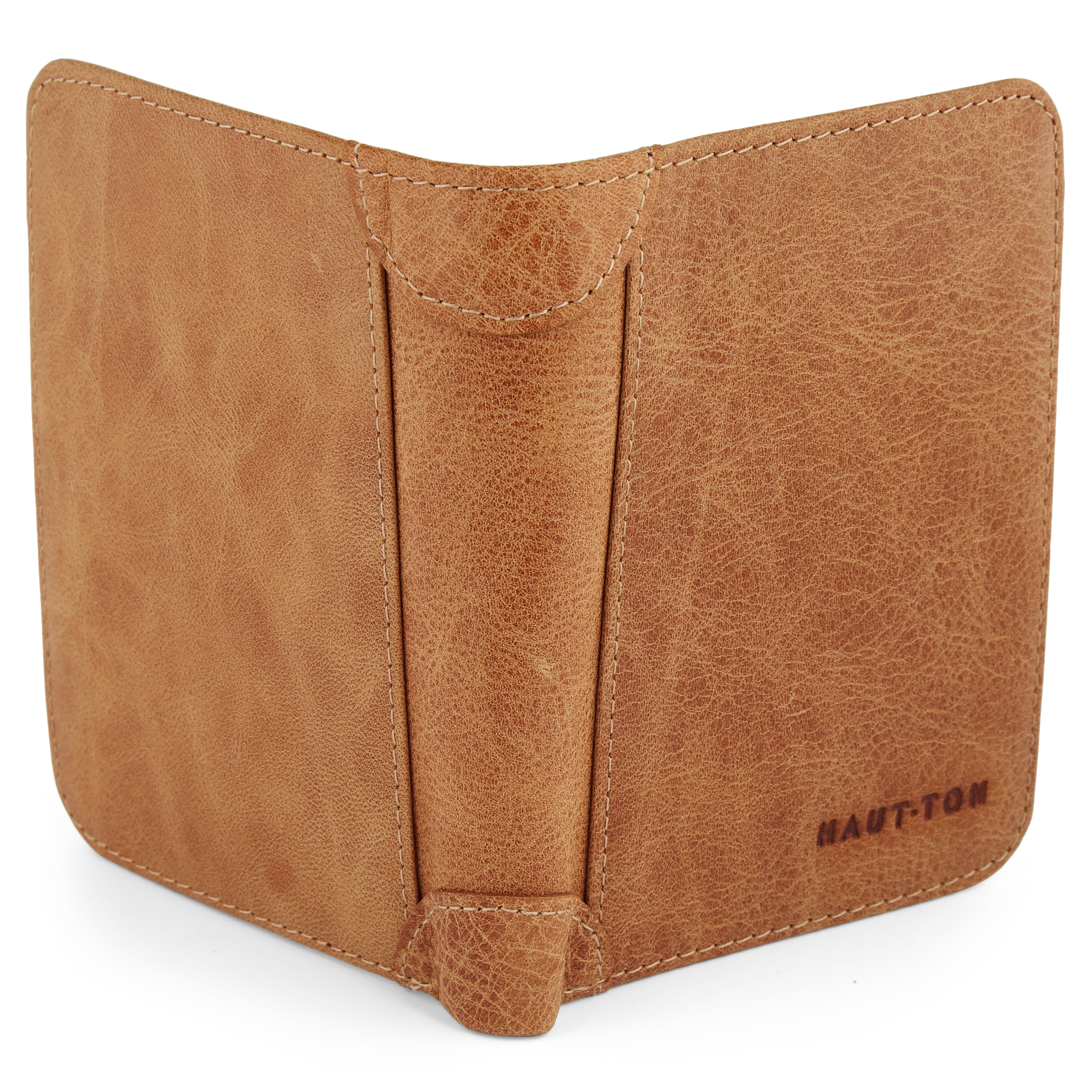 Tegnebog i Rødbrunt Læder - 3