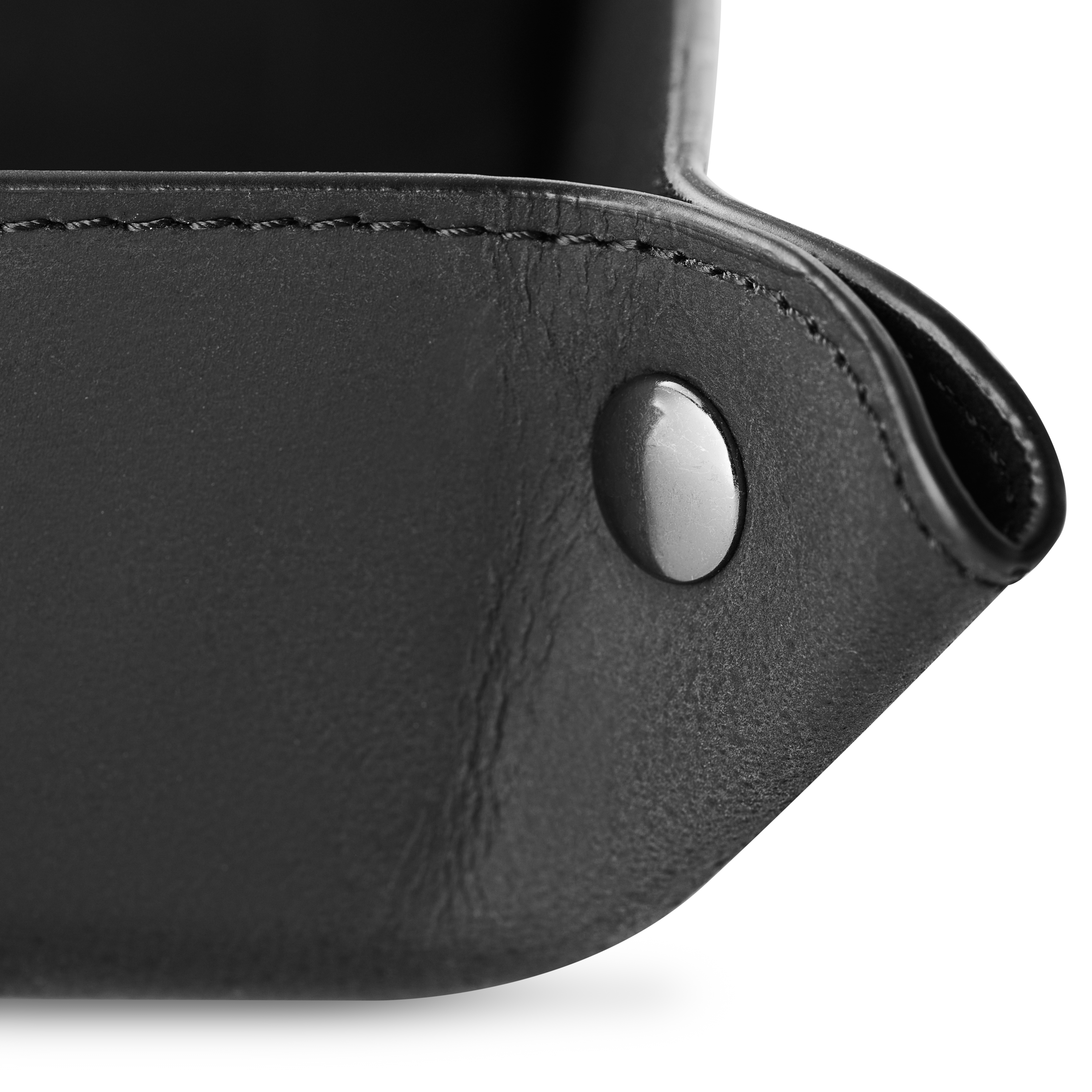 Zwartleren Sieraden- en Horloge Dienblad - 5