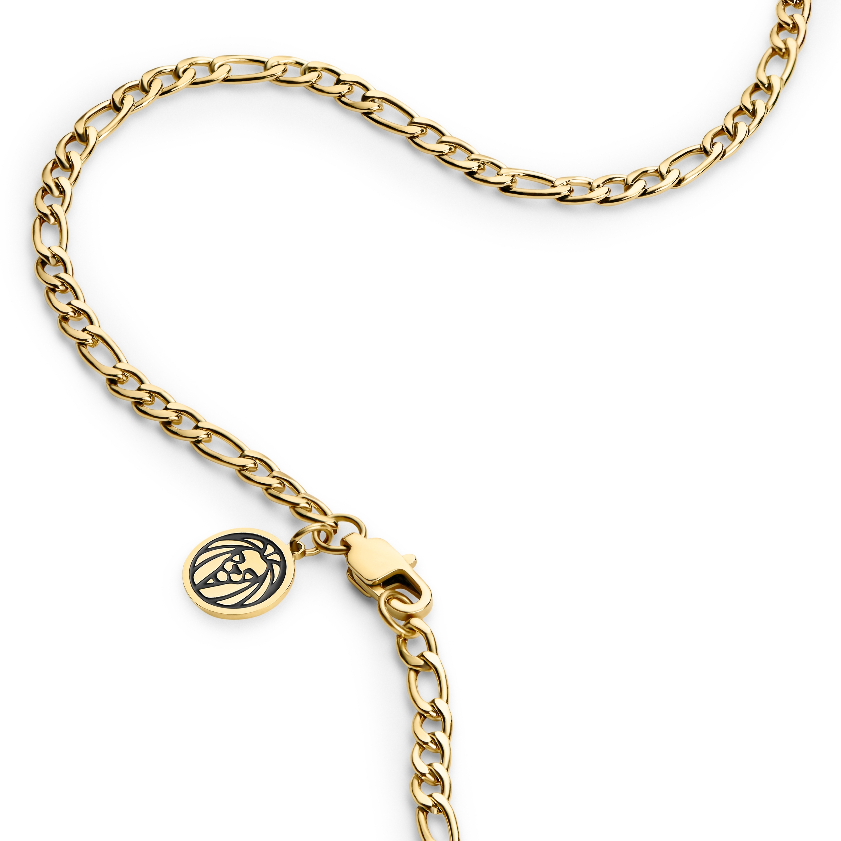 Essentials | 4 mm złocisty naszyjnik figaro - 3