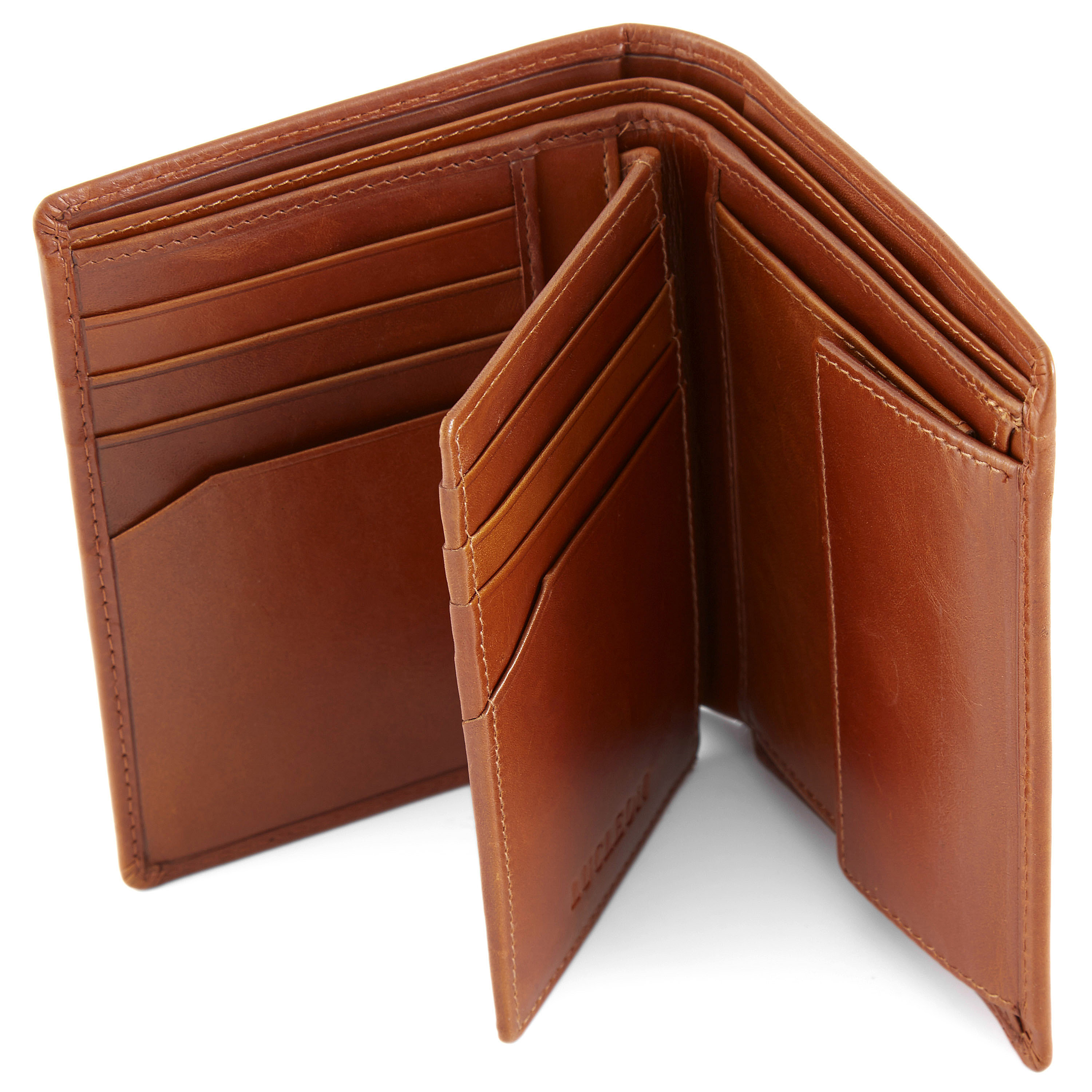 Grote Tankleurige Leren Jasper Portemonnee - 2