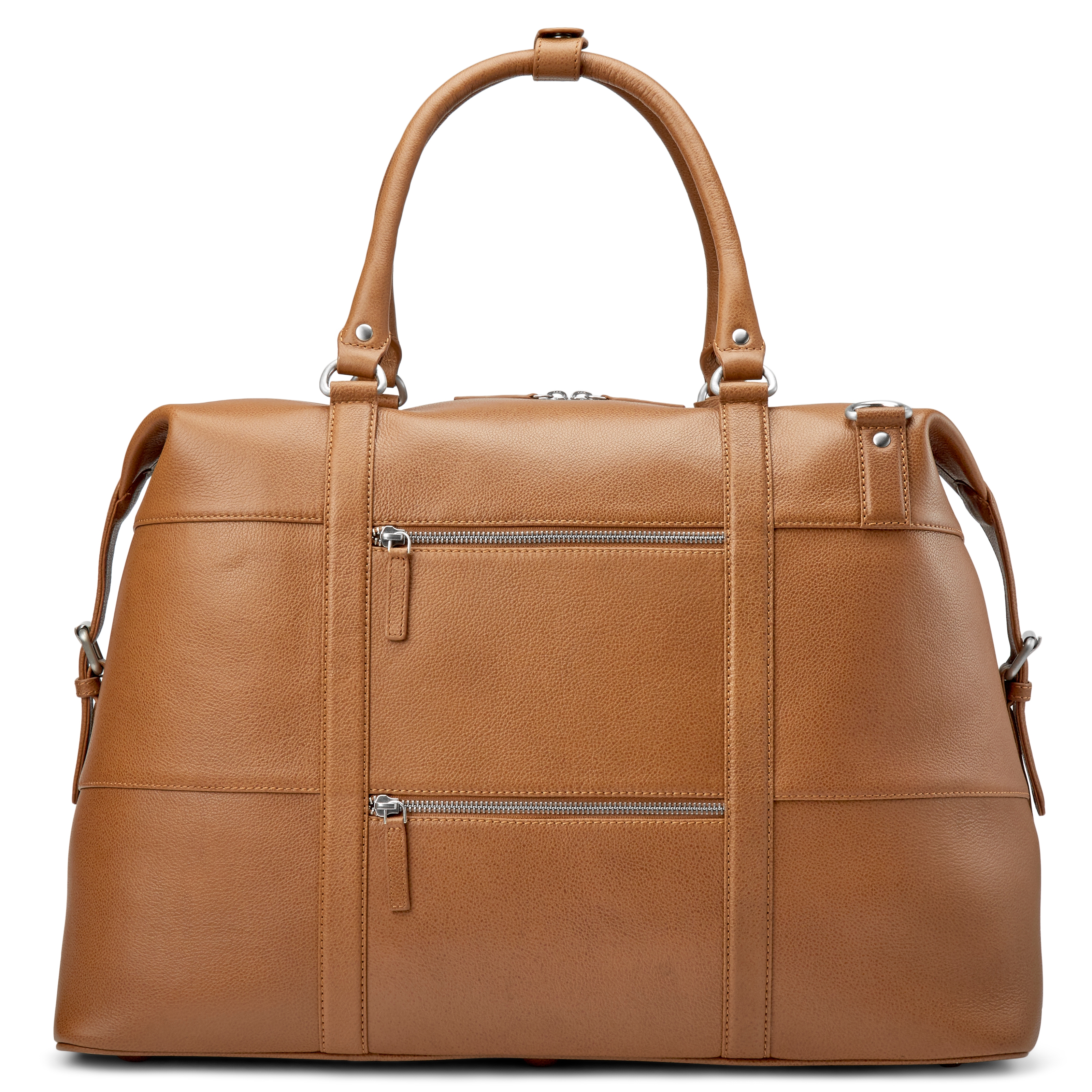 Sean pruun nahast nädalalõpu kott - 3