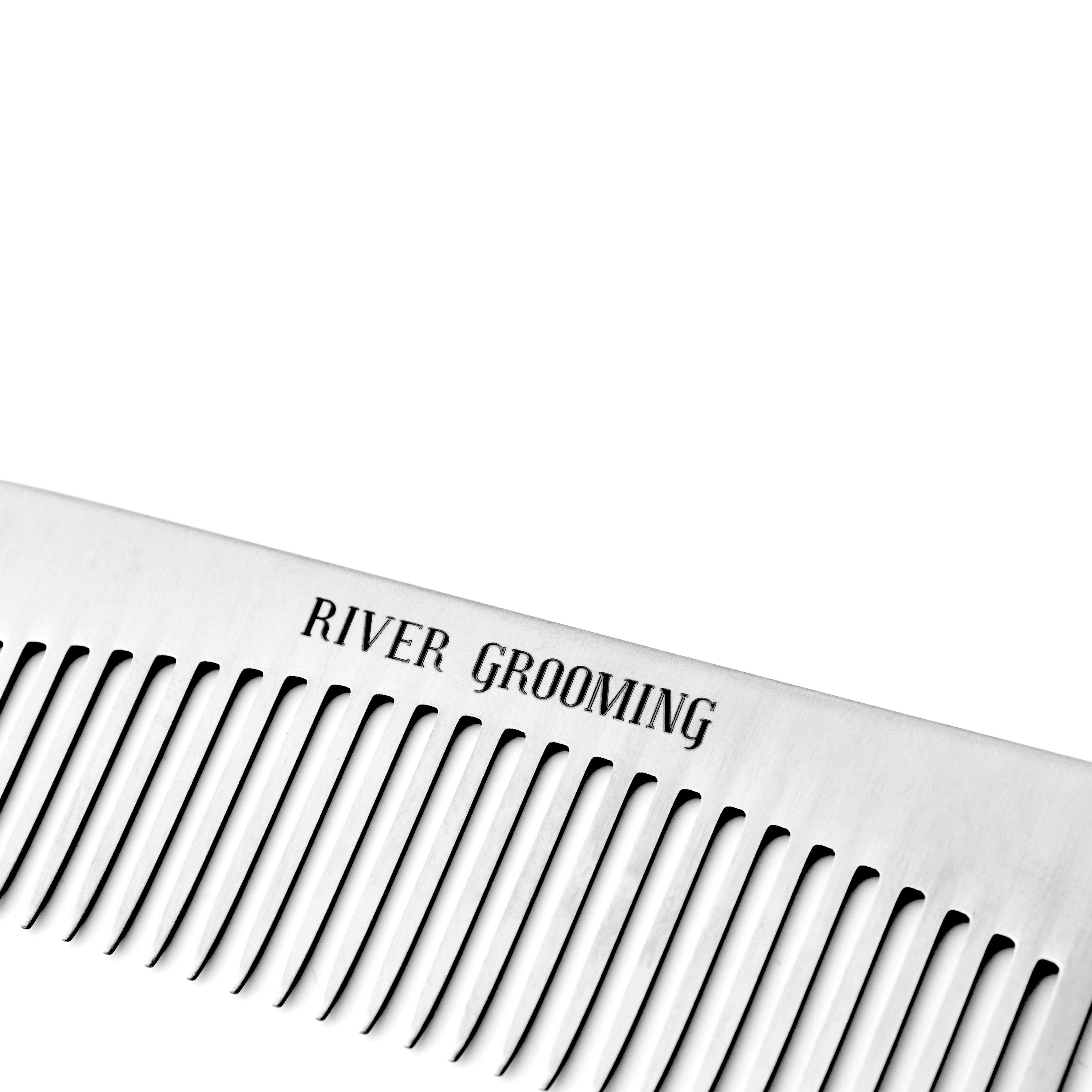 Jednoduchý oceľový hrebeň s riedkymi zubami - 3