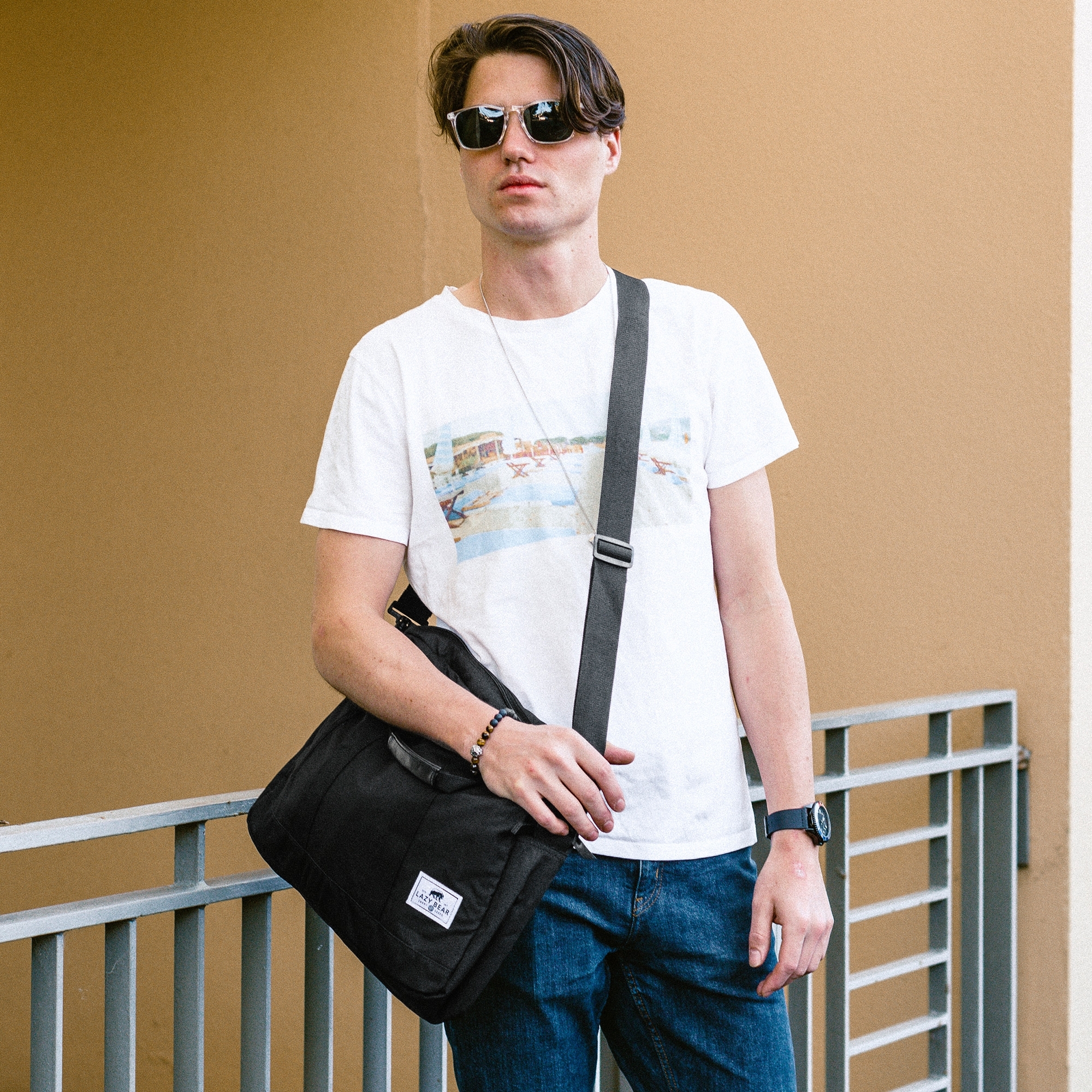 Walden - Läpinäkyvät & Vihreälinssiset Wade-aurinkolasit - 6