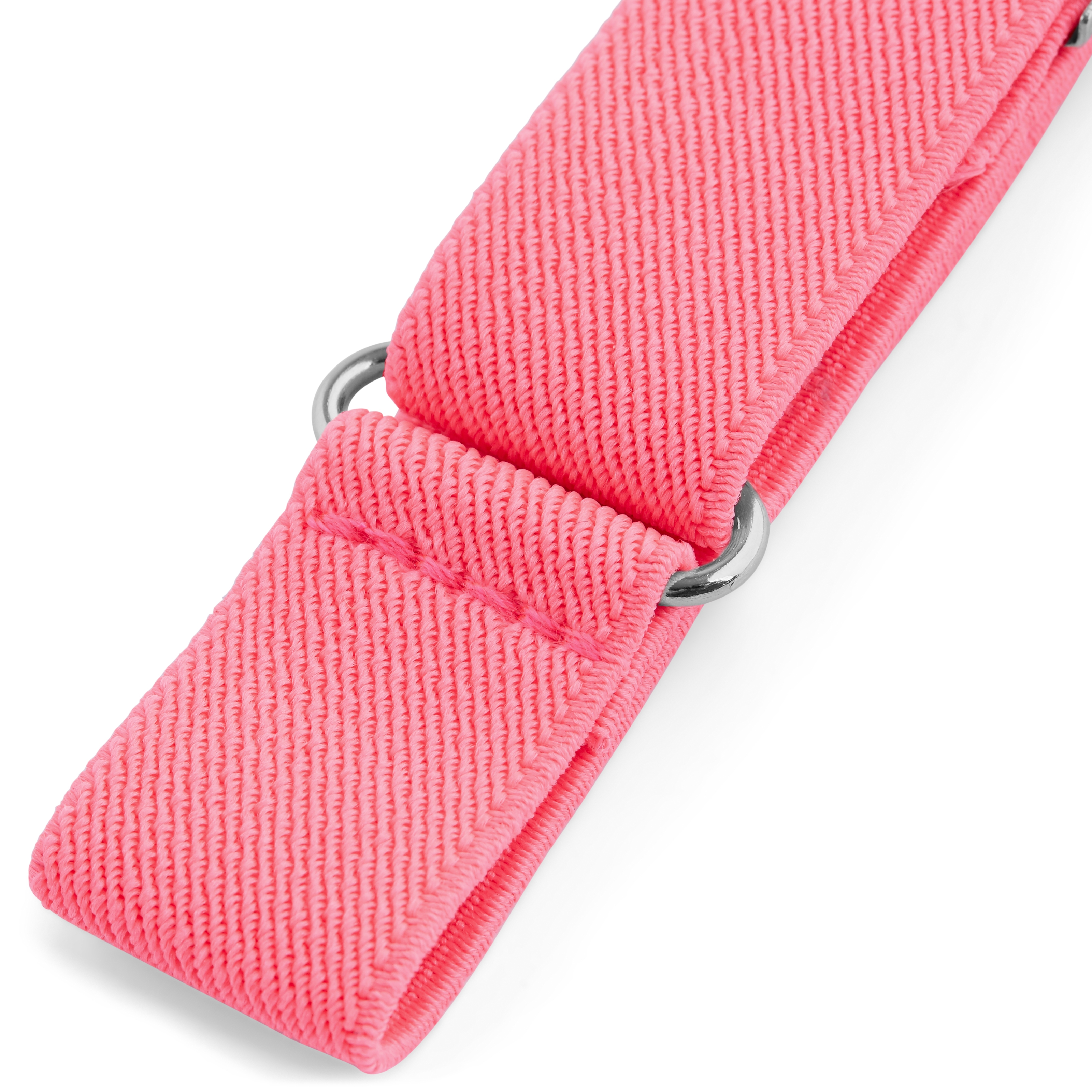 Slim Hot Pink Sleeve Garters - 2