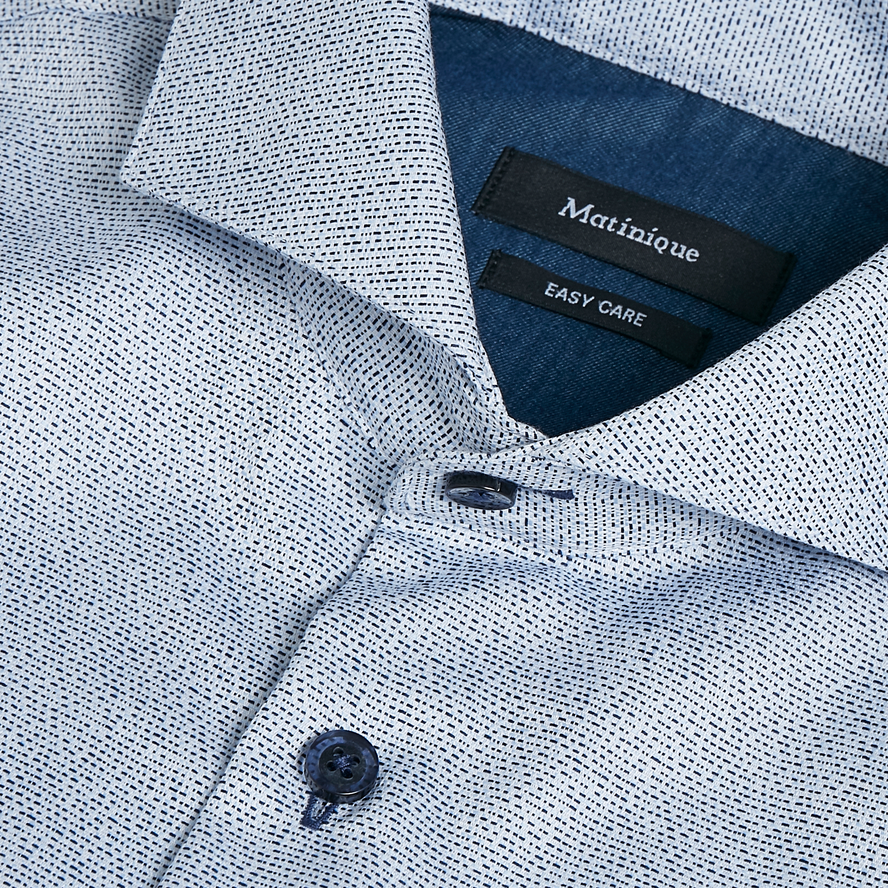 Trostol Washed Business Blå Skjorte - 3