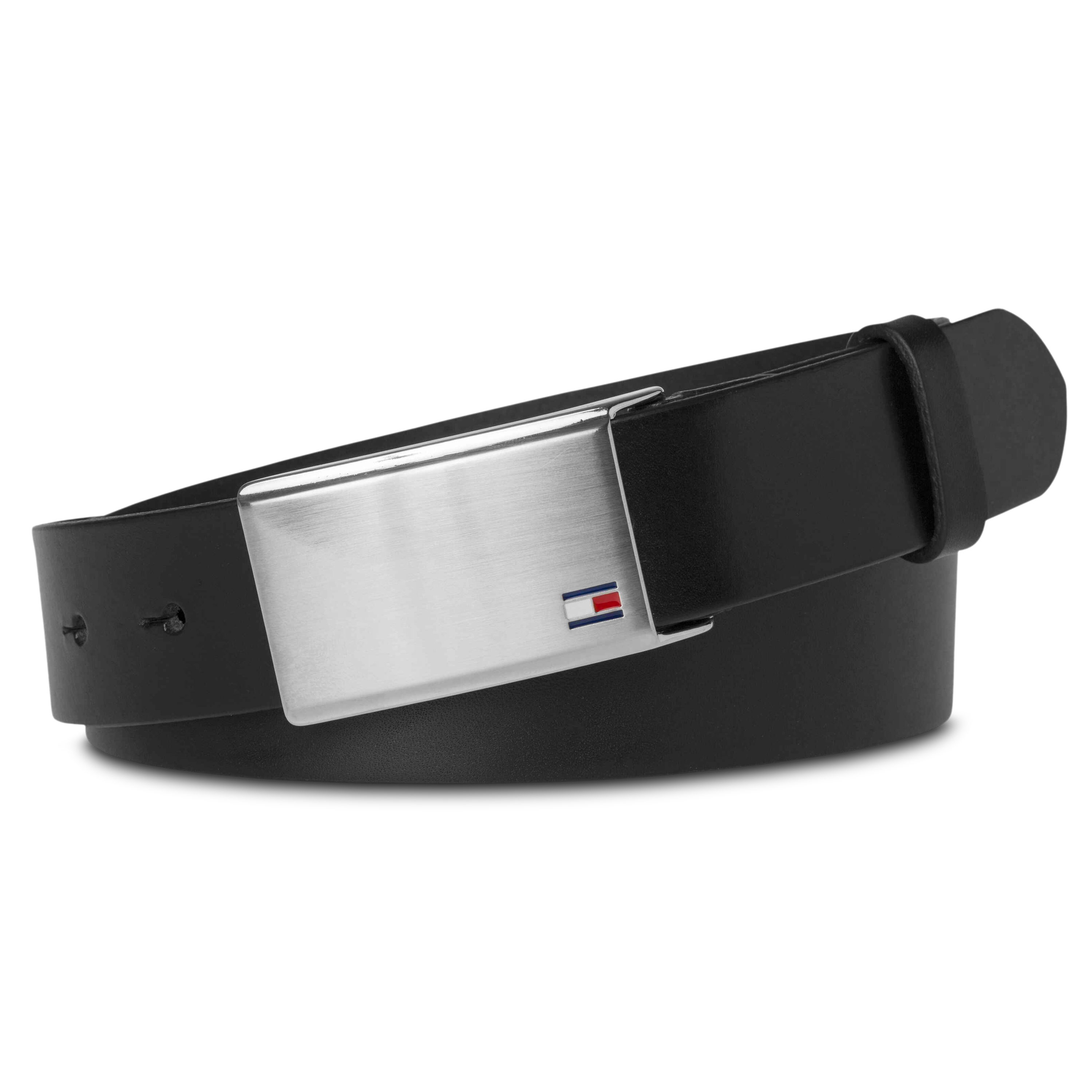 Tommy Hilfiger Plaque Zwarte Riem - 4