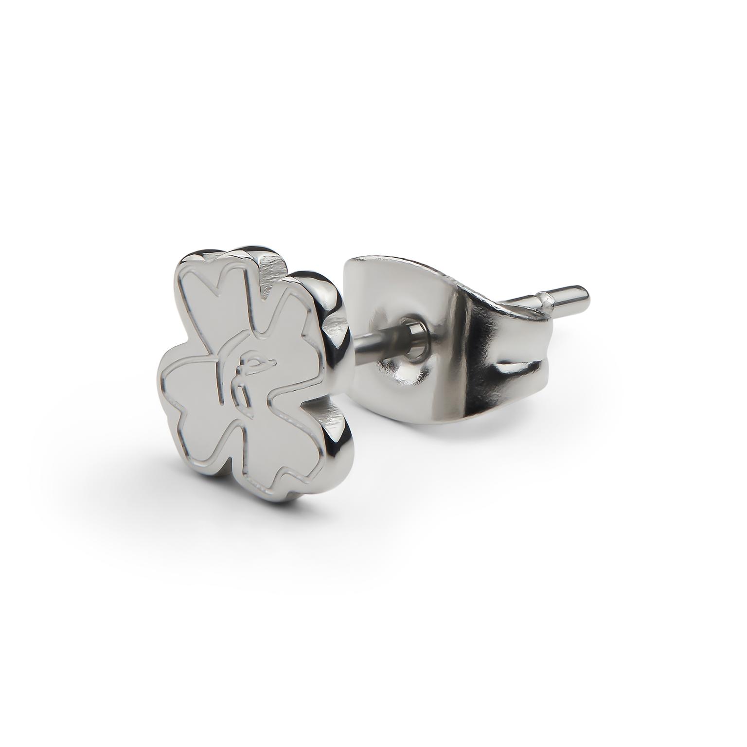 Pearlmania | Orecchino Lucky Clover in acciaio inossidabile Pearlmania | Orecchino Lucky Clover in acciaio inossidabile