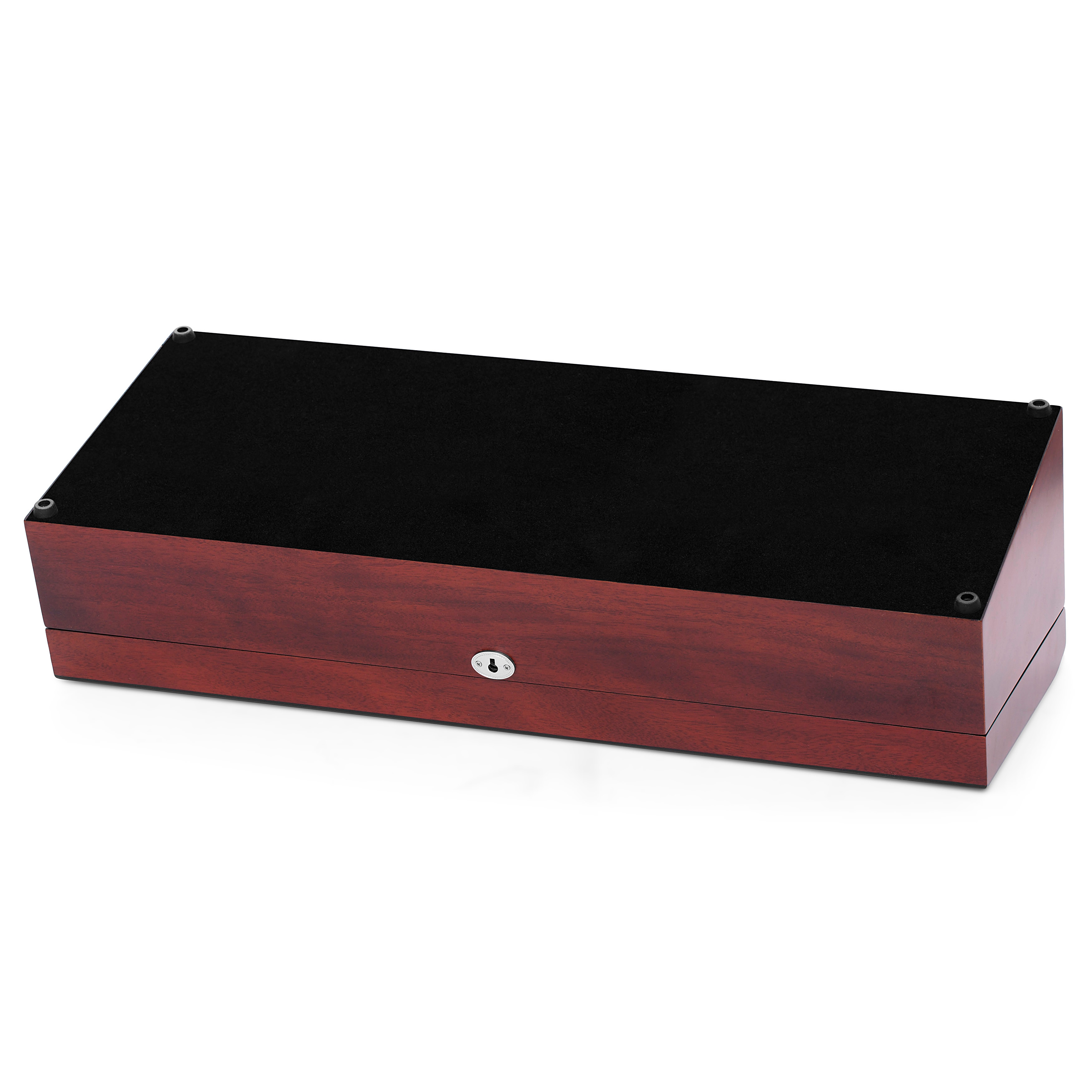 Kirsebærtre XL Klokkeopptrekker og Oppbevaringskasse - 20 Klokker - 4