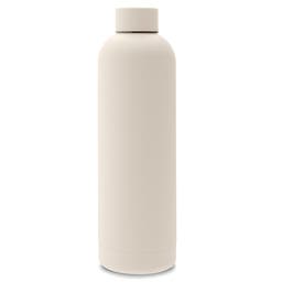 Botella de agua | 750 ml | Acero inoxidable blanco