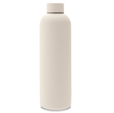 Botella de agua | 750 ml | Acero inoxidable blanco Botella de agua | 750 ml | Acero inoxidable blanco
