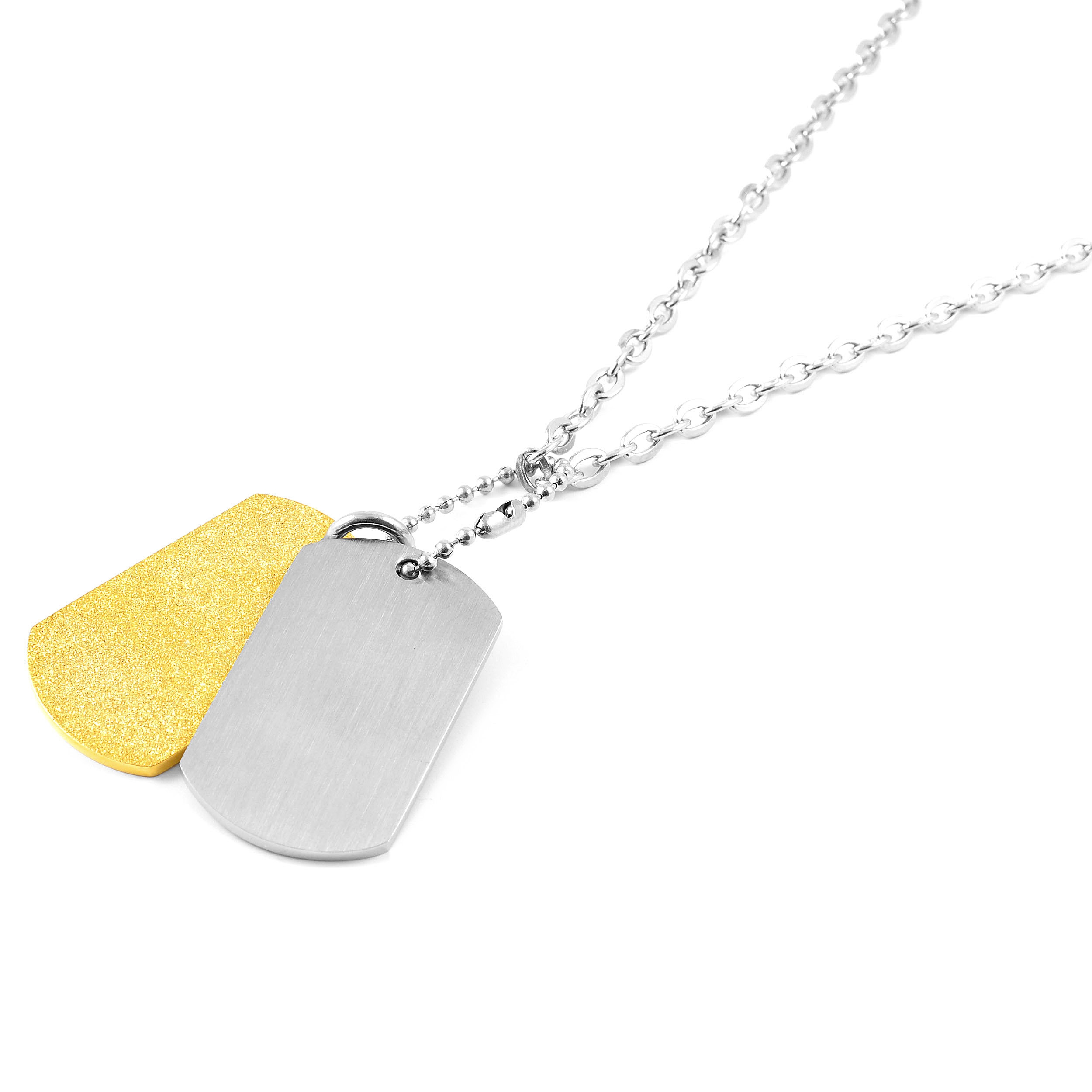 Guldfärgat Dog Tag-Halsband - 2