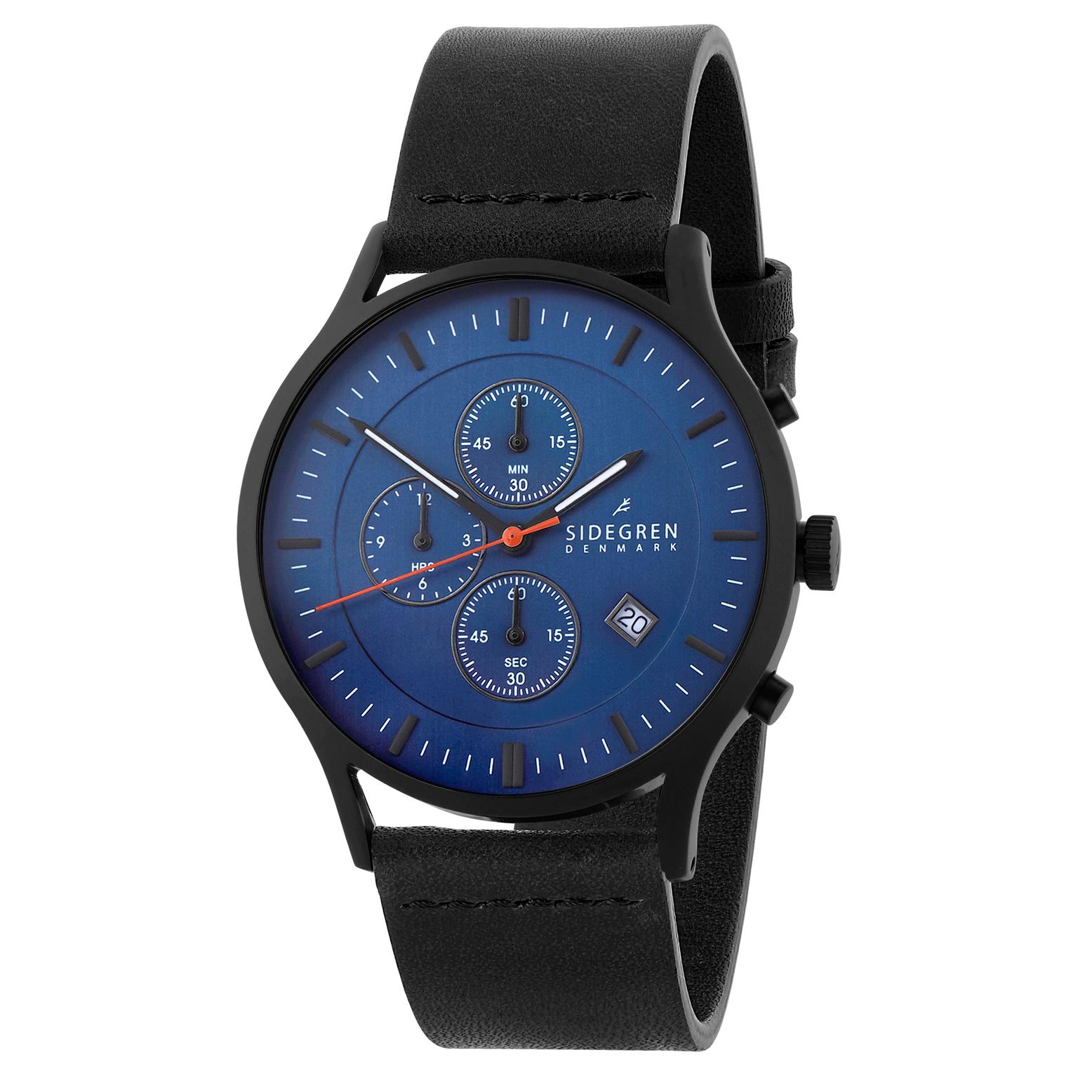 Reloj cronógrafo en índigo Revil Reloj cronógrafo en índigo Revil