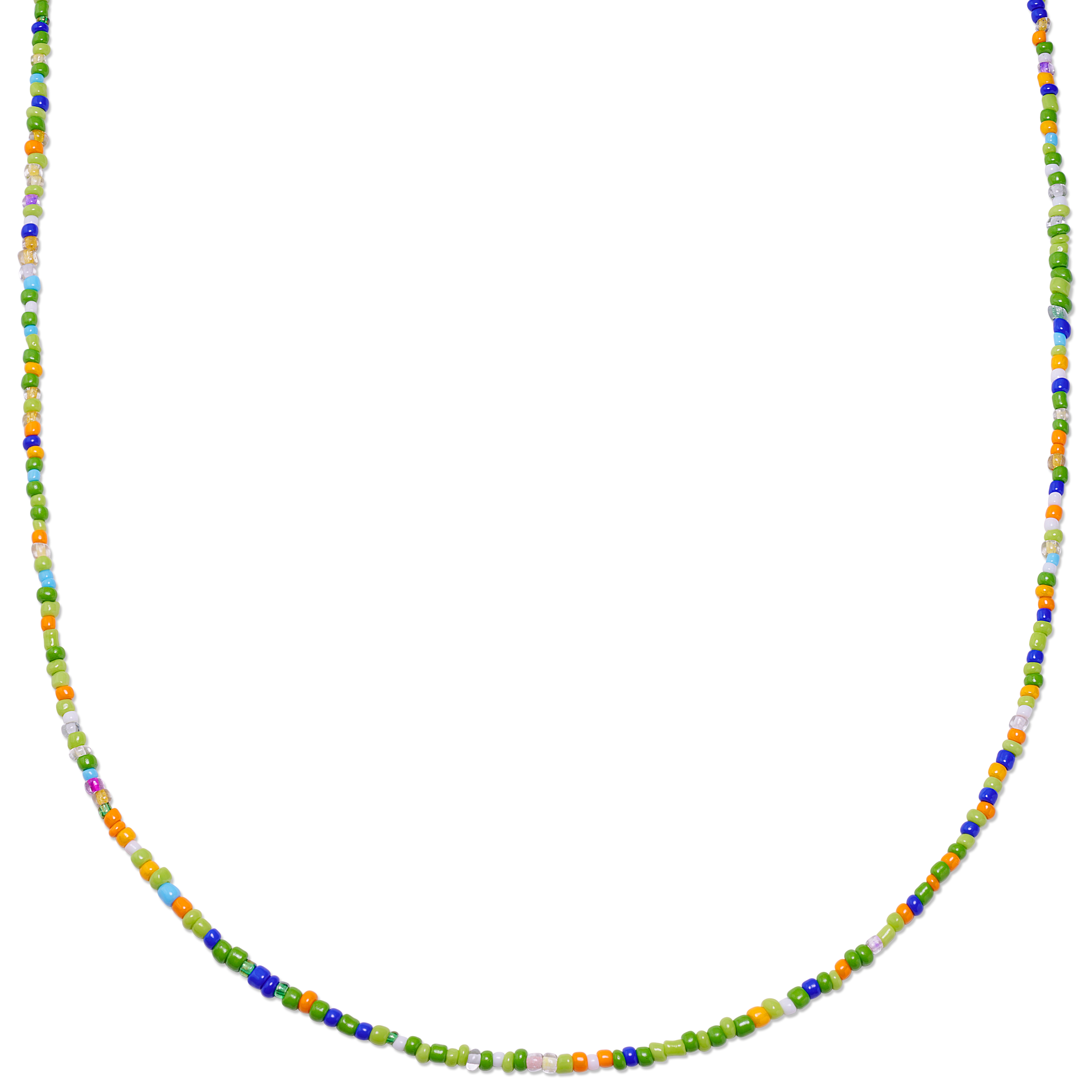 Amalfi | Green Multi-Glass Beaded Necklace