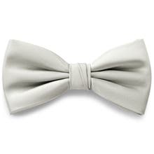Grey pre tied bow ties