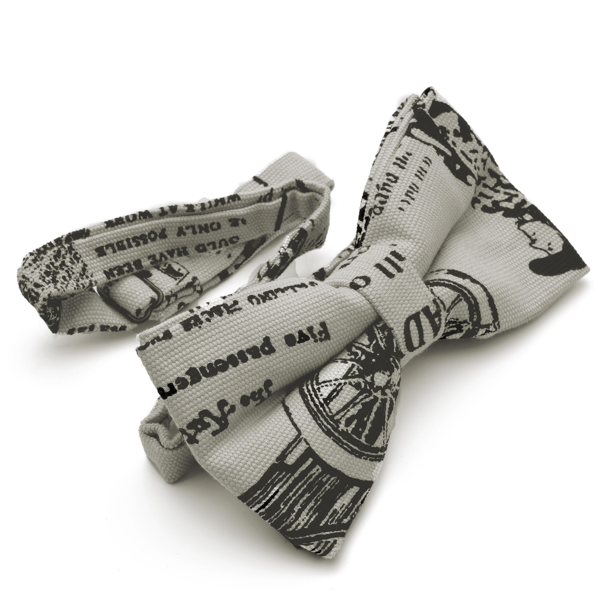 Zeitung Fliege aus Leinen - 2