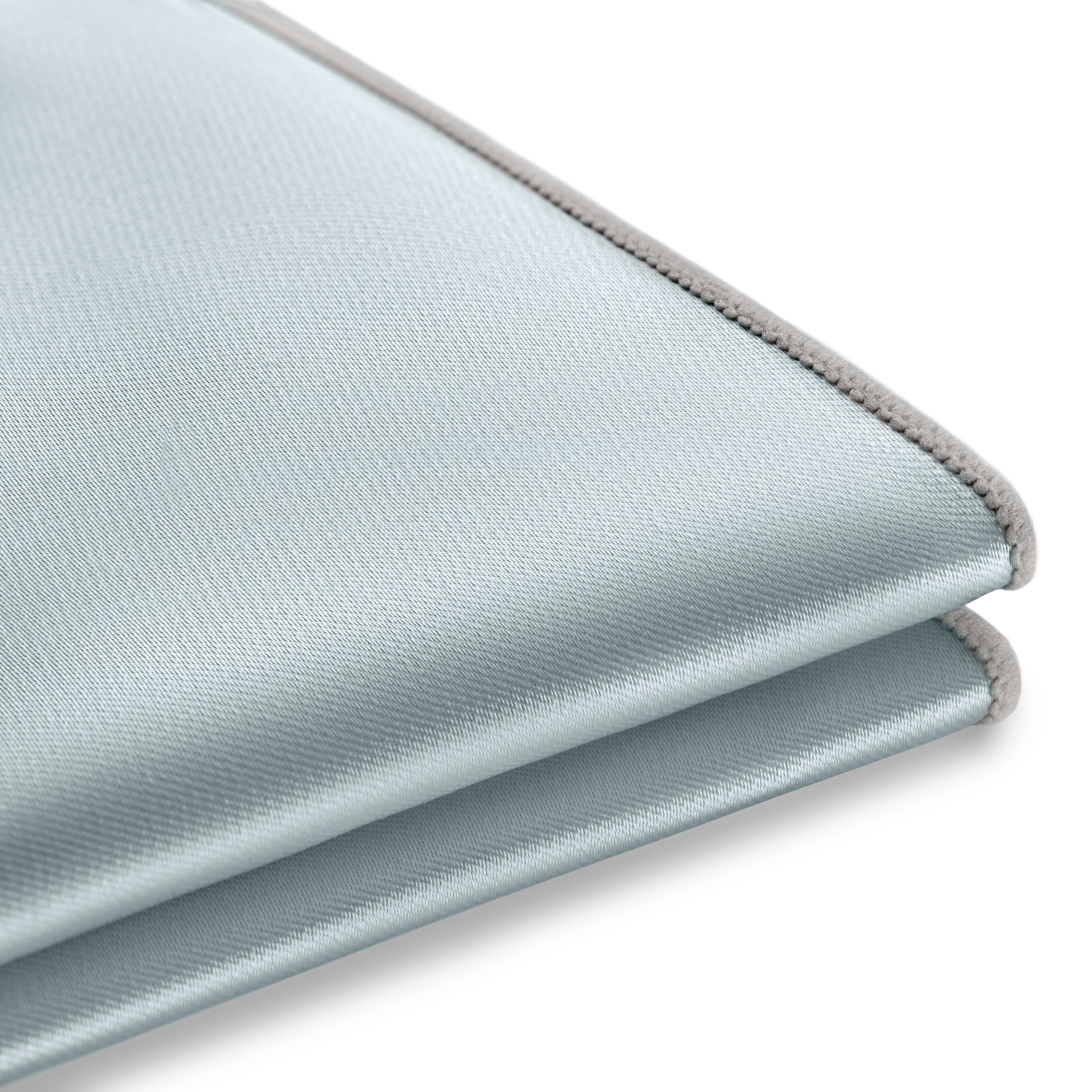 Arctisch Blauwe Satijnen Pochet - 2