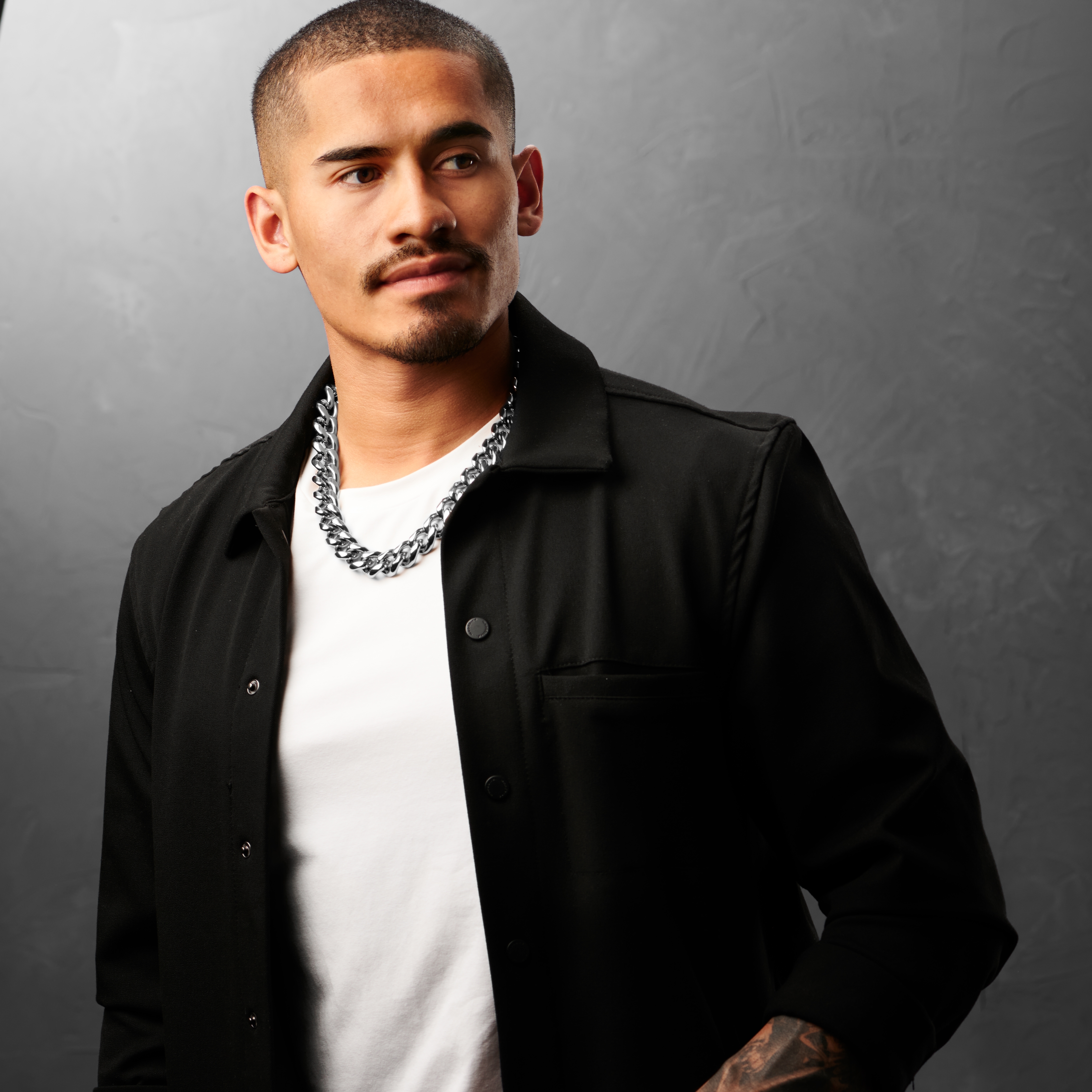 18 mm Zilverkleurige Stalen Schakelketting - 4