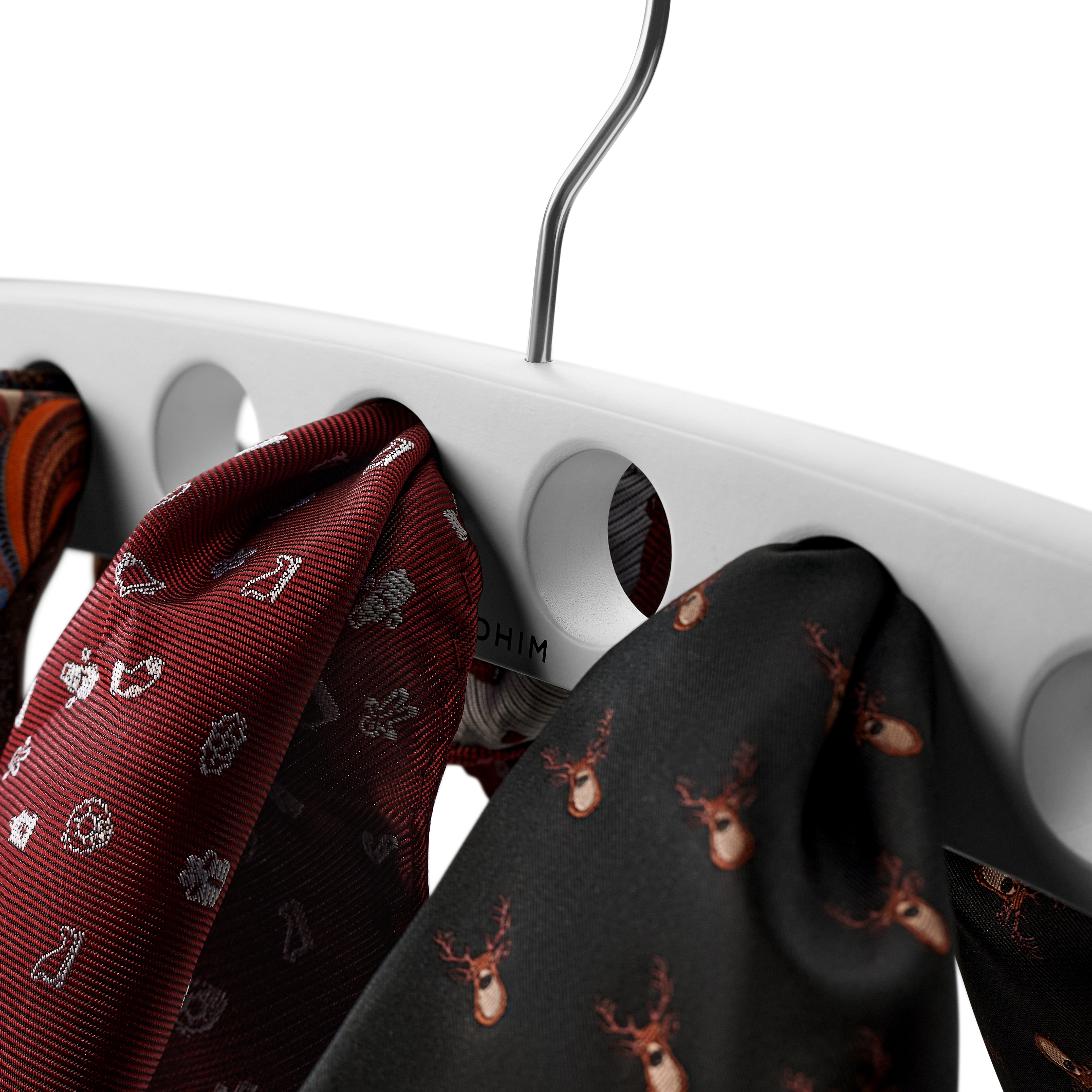 Pocket Square Hanger | Wood | White - 3