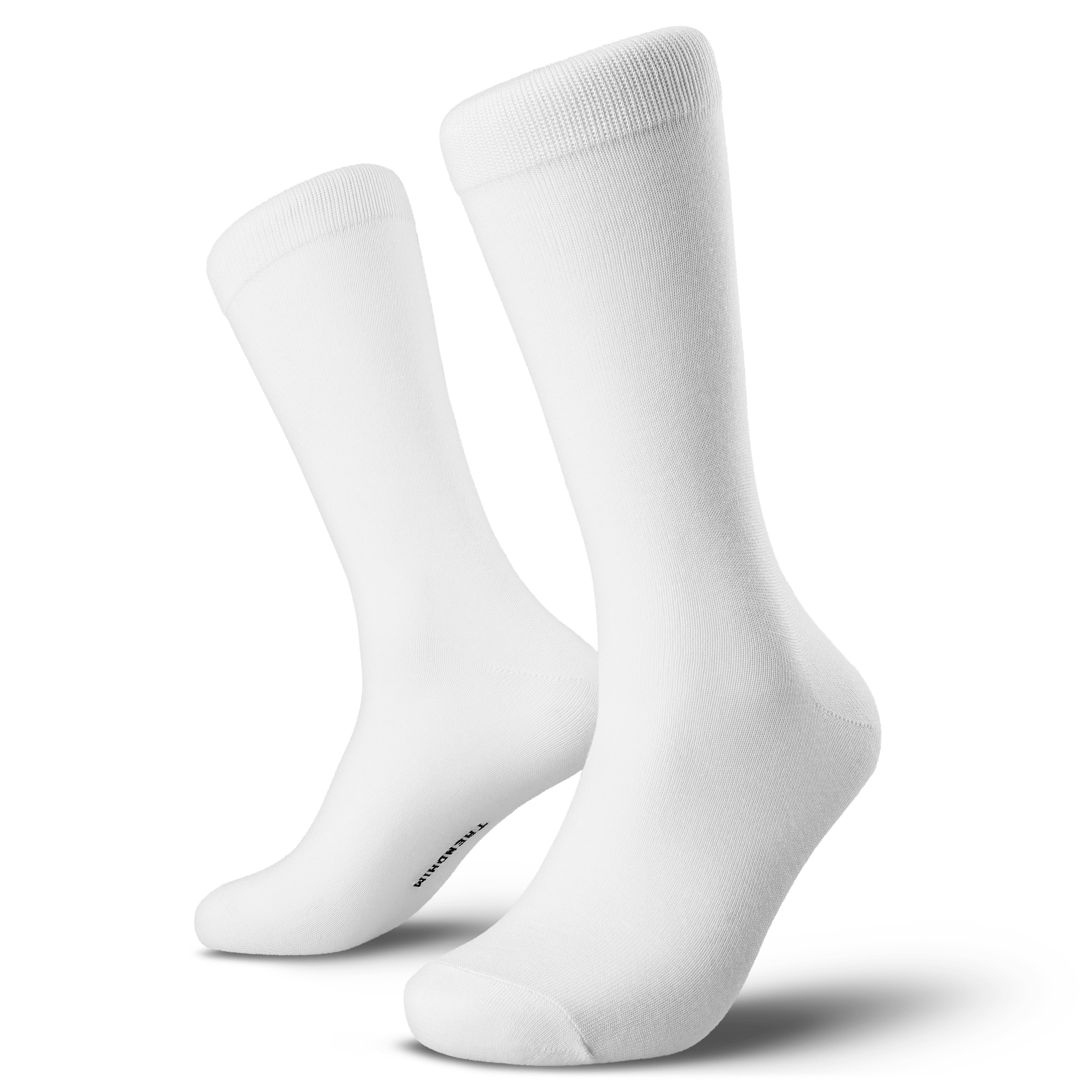 FreeFeel | White Bamboo Crew Socks FreeFeel | White Bamboo Crew Socks