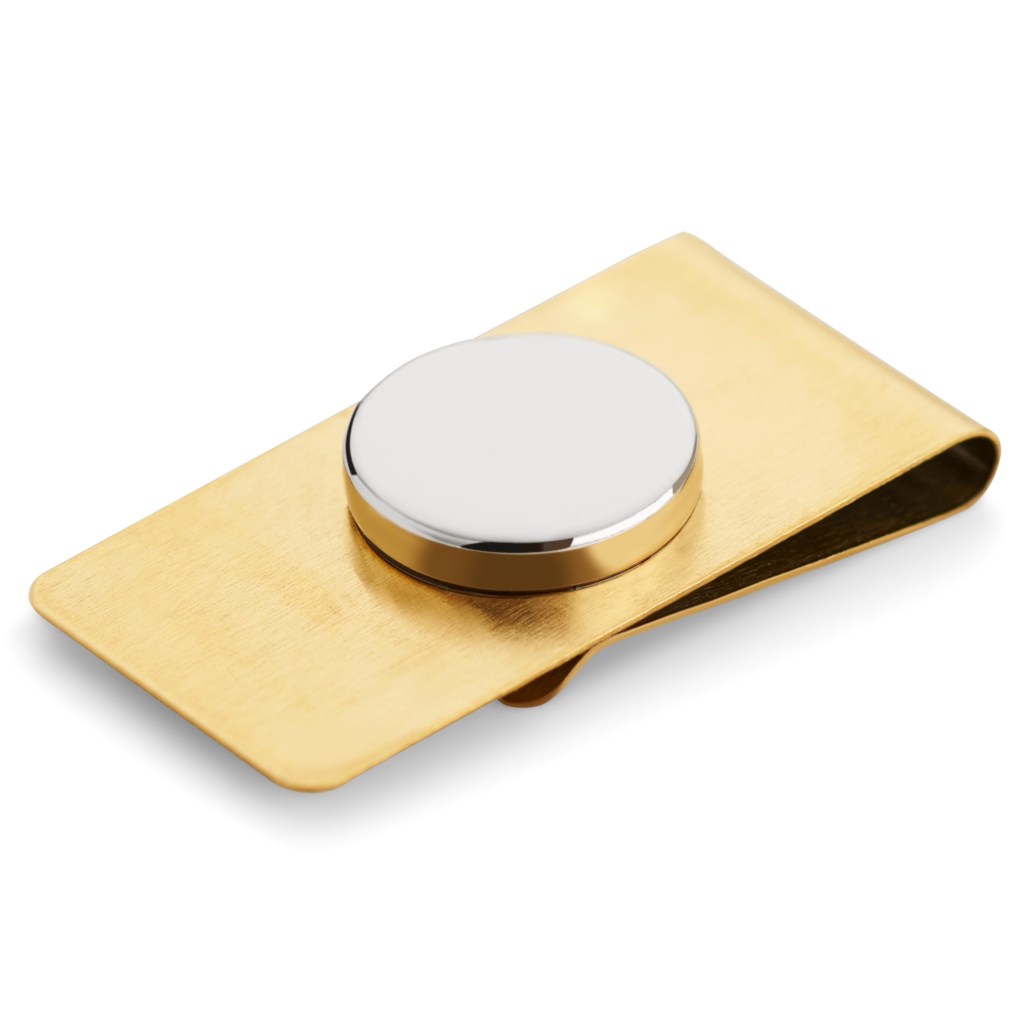 Gold-Tone Invisible Magnetic Tie Clip - 4