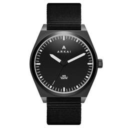 Haka | Eenvoudig Zwart Horloge