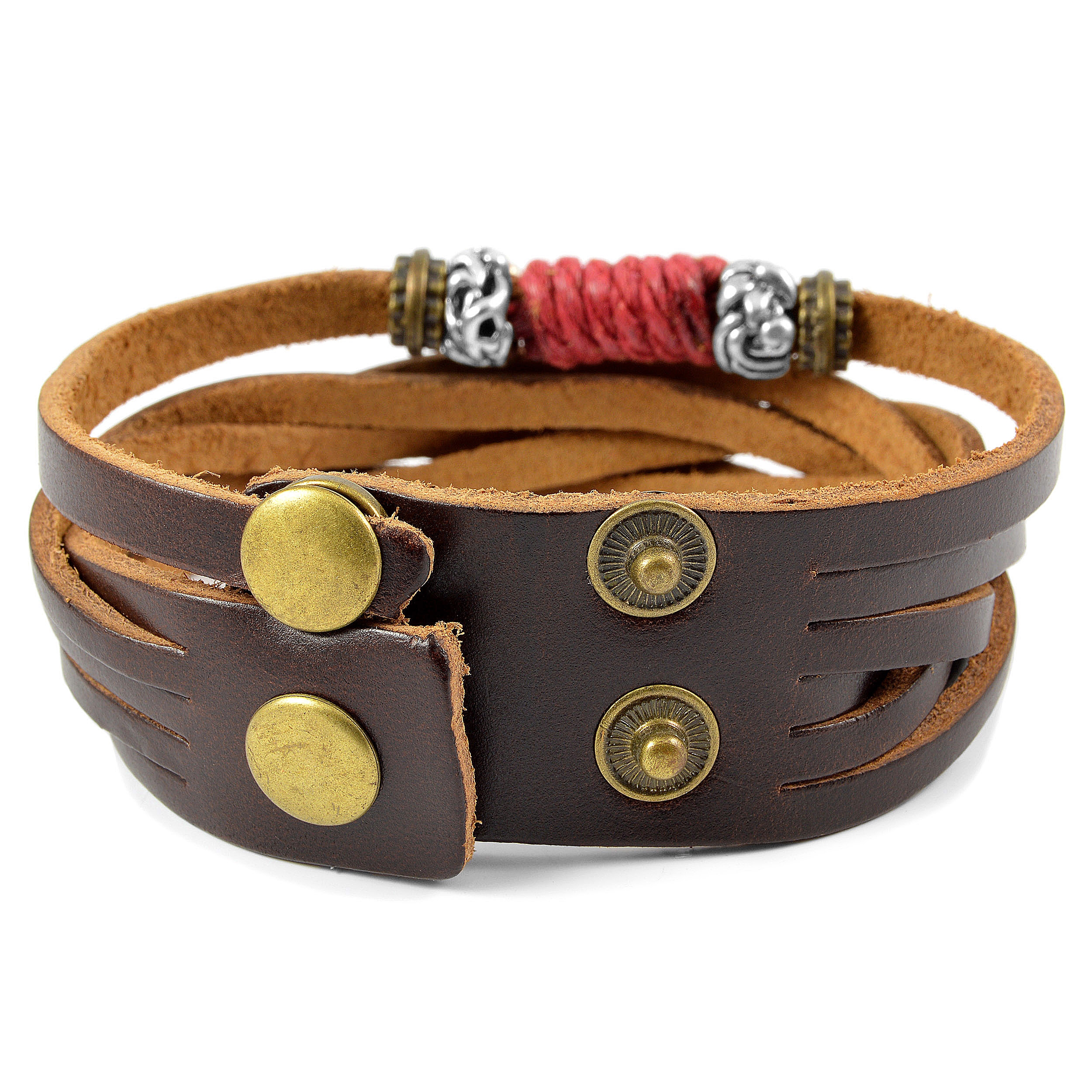 Casual String Læderarmbånd - 3