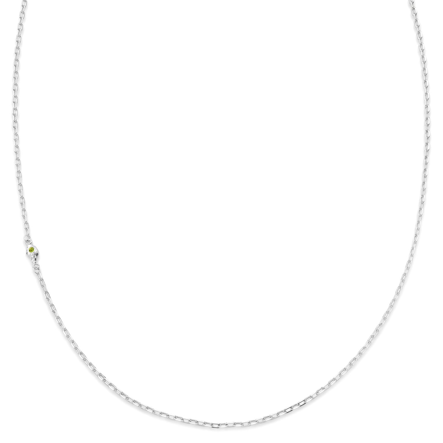Hidden Gem | Dragonfire 925 sterling sidabro grandinėlė su lašo formos detale Hidden Gem | Dragonfire 925 sterling sidabro grandinėlė su lašo formos detale