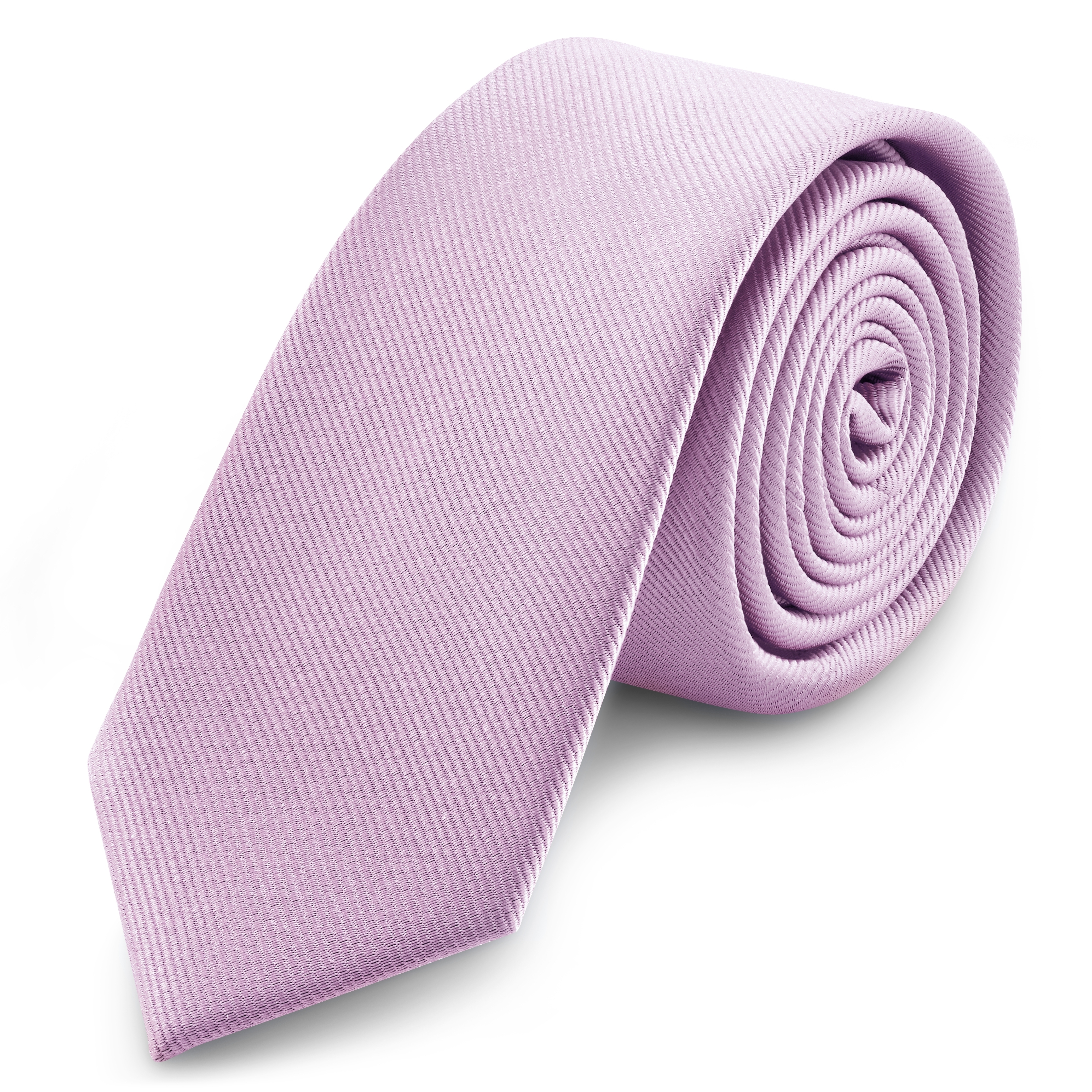 Light Violet Necktie and Pocket Square - 2